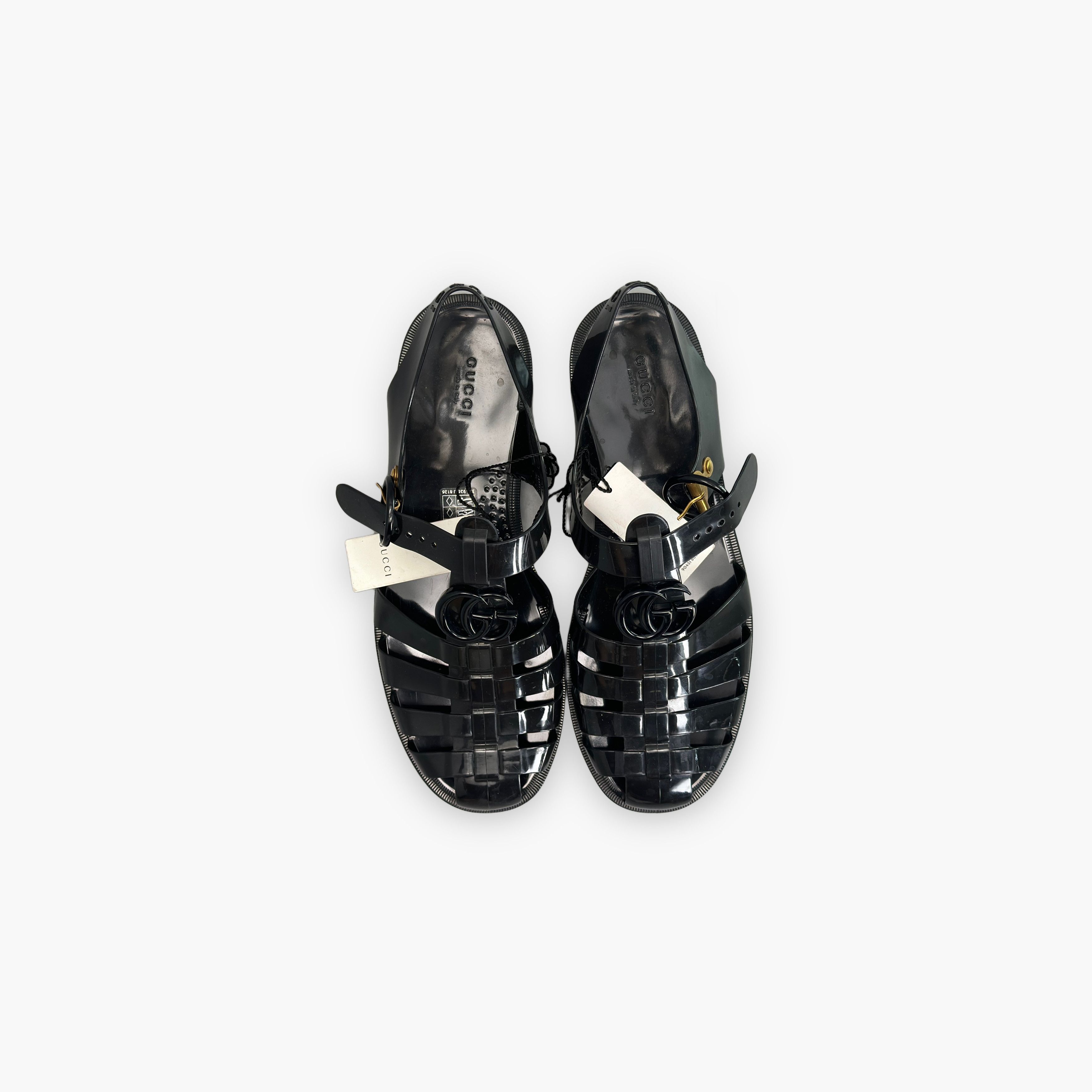 Gucci Gucci GG Logo Rubber Sandals Size 8 Size US 8 / EU 41 - 9 Thumbnail