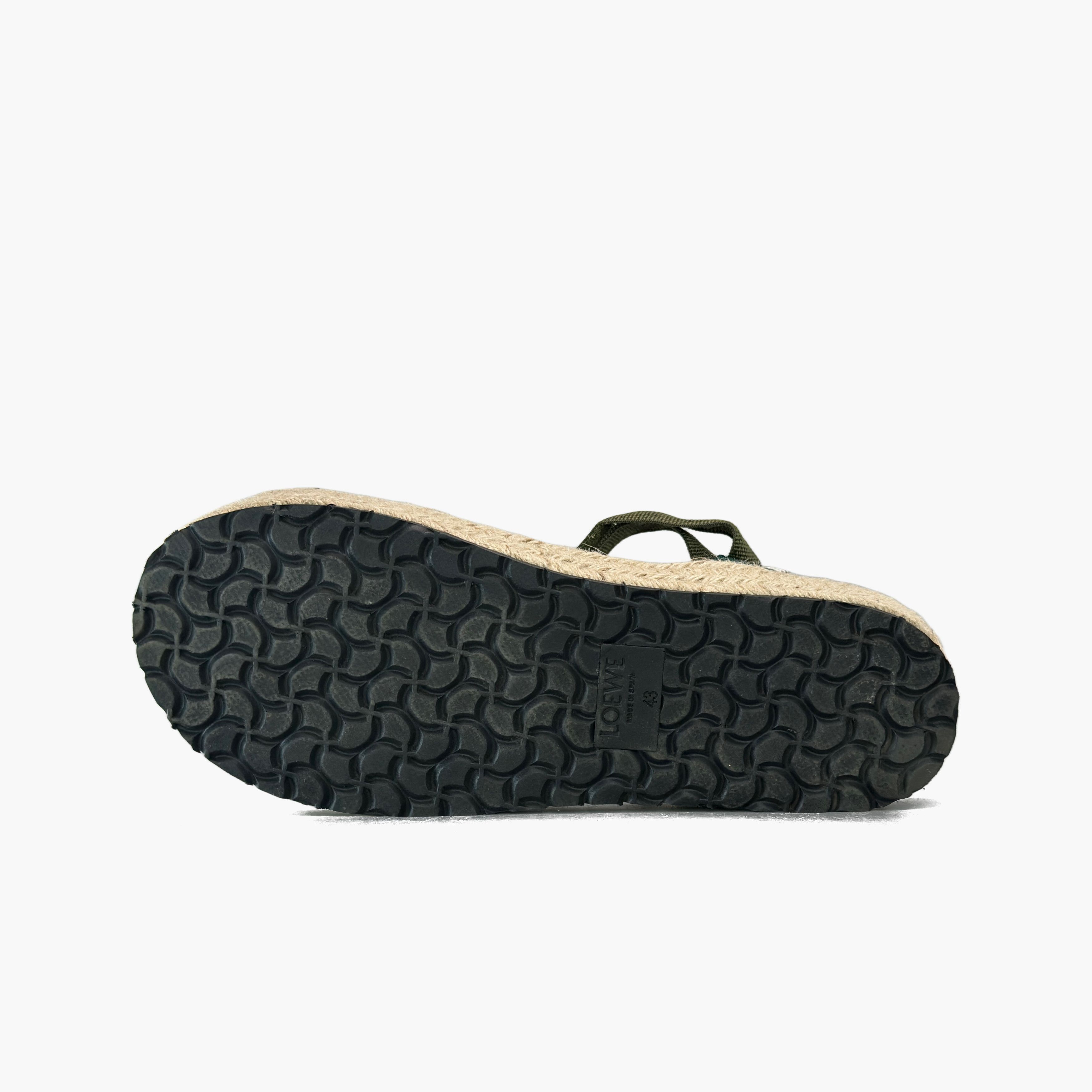 Loewe Loewe Logo Strap Sandals Green Size 10 Size US 10 / EU 43 - 8 Thumbnail