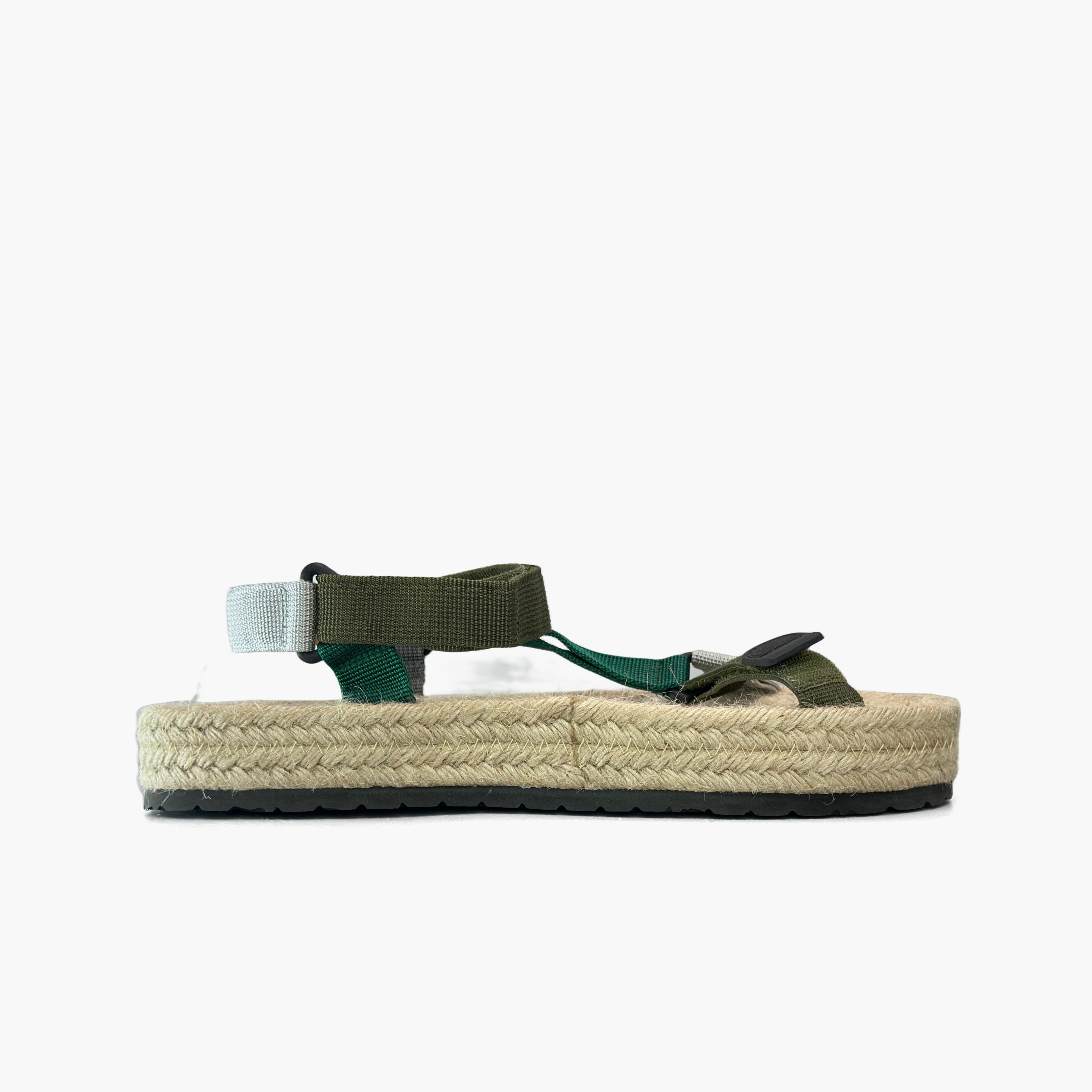 Loewe Loewe Logo Strap Sandals Green Size 10 Size US 10 / EU 43 - 2 Thumbnail