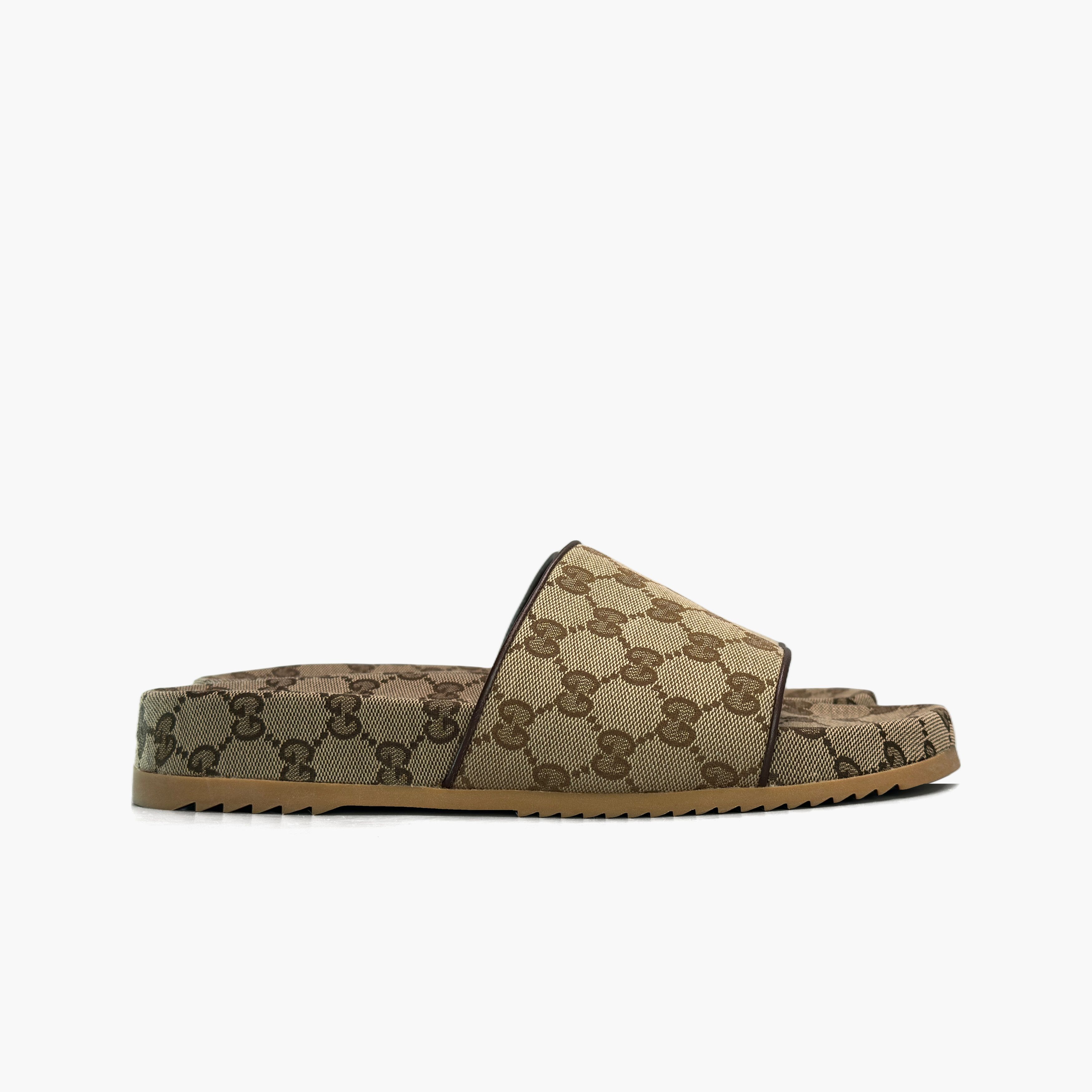 Gucci Gucci GG Supreme Slides Size 9 Size US 9 / EU 42 - 4 Thumbnail