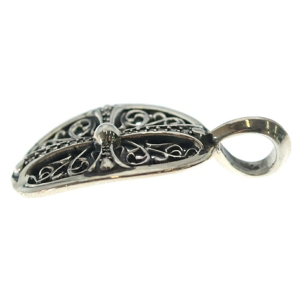 Chrome Hearts Chrome Hearts Classic Oval Pd Pendant Gold Pave Diamond Size ONE SIZE - 3 Thumbnail