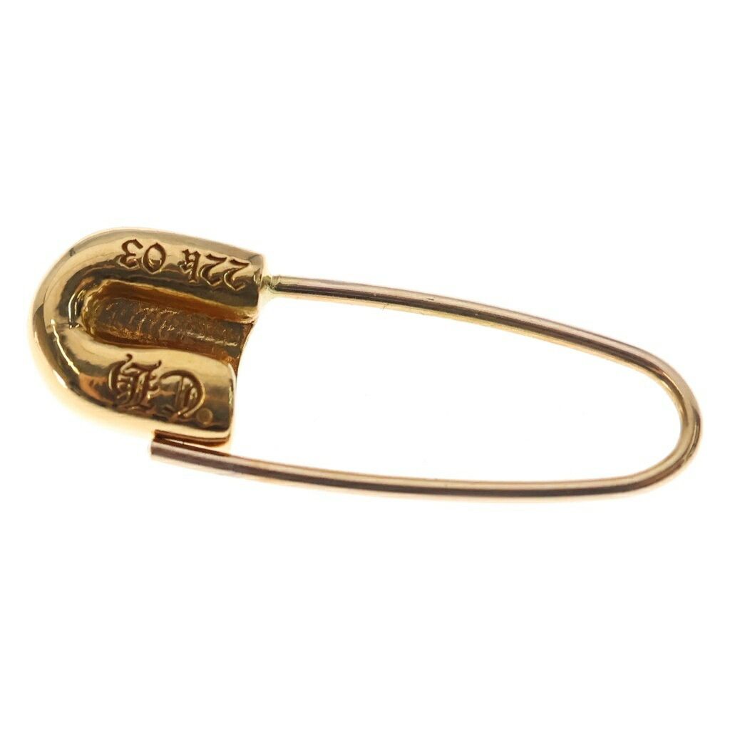 Chrome Hearts Chrome Hearts 22k Gold Safety Pin Earring Size ONE SIZE - 5 Thumbnail