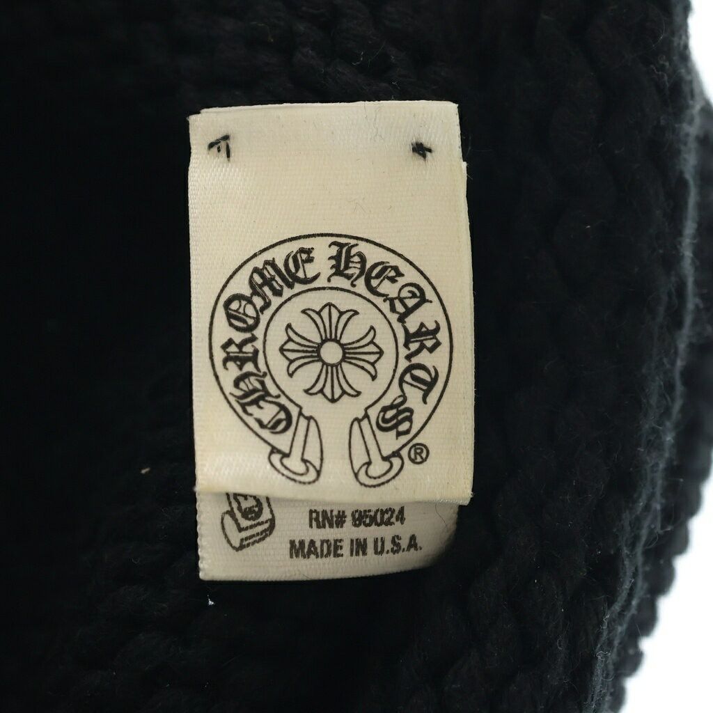 Chrome Hearts Chrome Hearts Cashmere Beanie With Cross Patch Size ONE SIZE - 7 Thumbnail