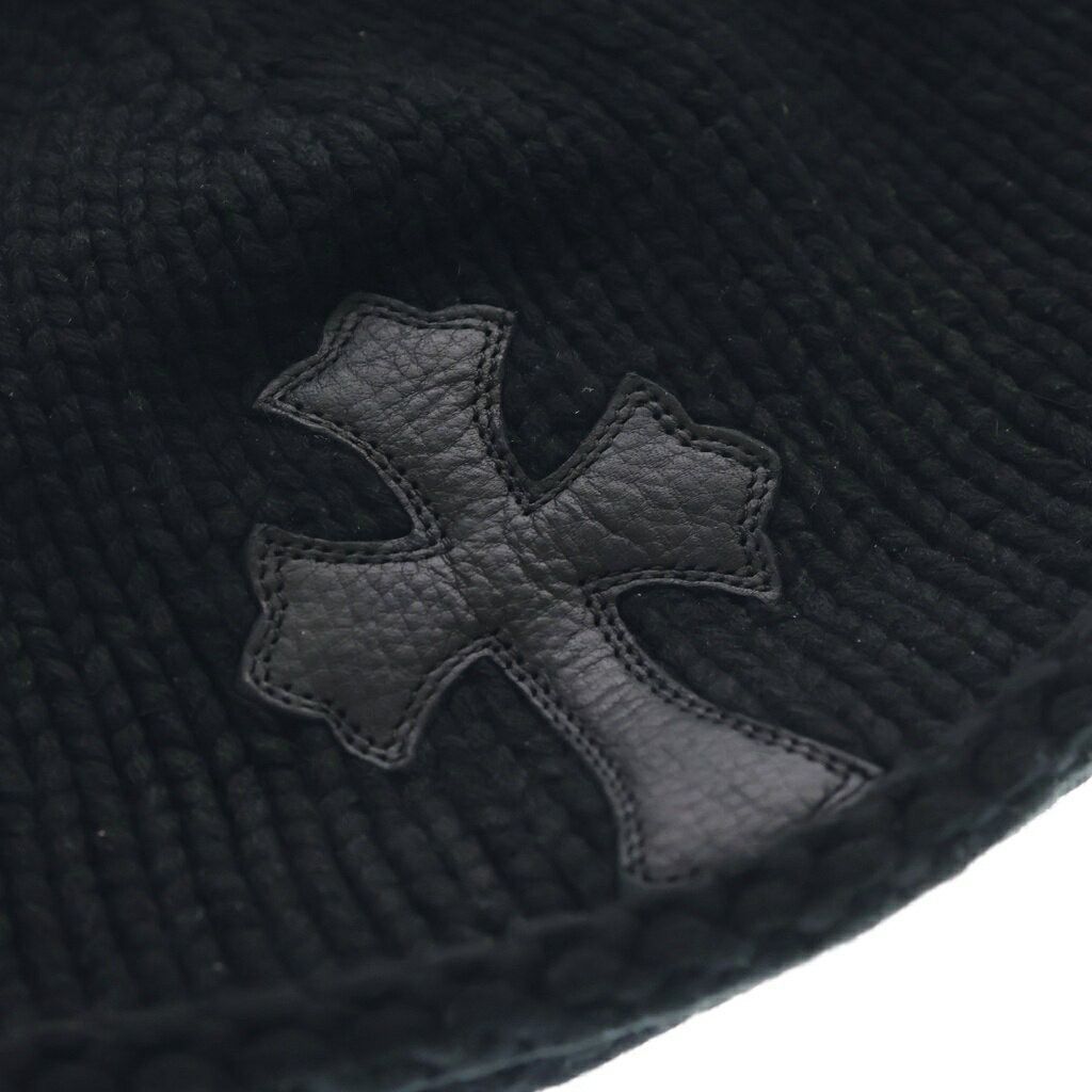 Chrome Hearts Chrome Hearts Cashmere Beanie With Cross Patch Size ONE SIZE - 5 Thumbnail