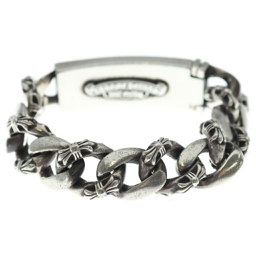 Chrome Hearts Chrome Hearts ID Floral Cross Fancy Link Bracelet 11 Size ONE SIZE - 2 Thumbnail