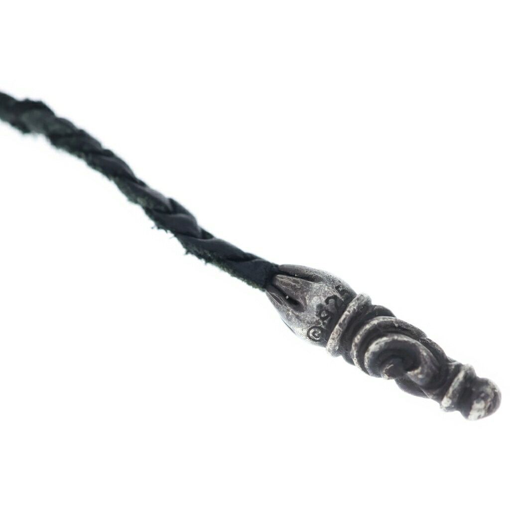 Chrome Hearts Chrome Hearts Leather Braid Scroll Necklace Size ONE SIZE - 4 Thumbnail