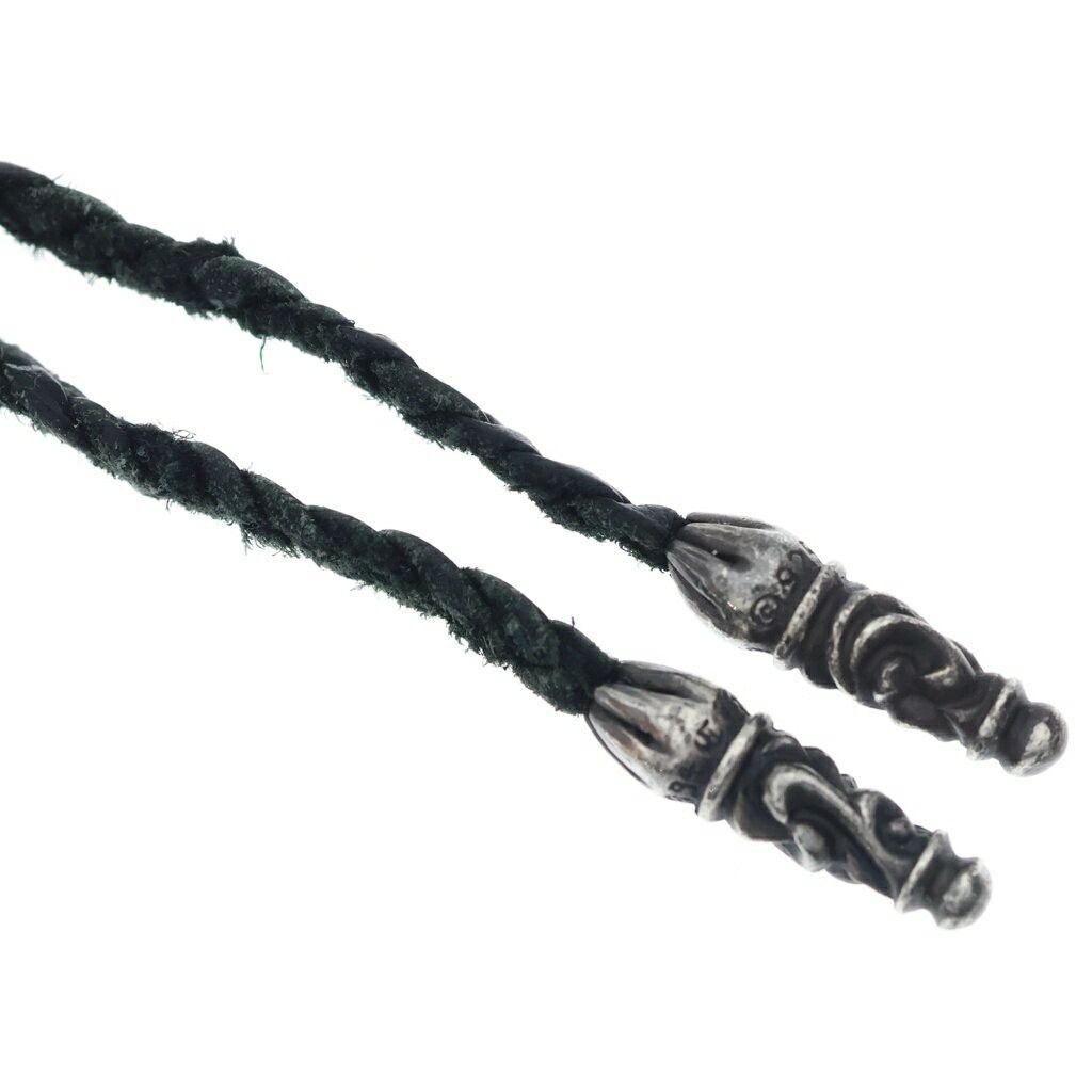 Chrome Hearts Chrome Hearts Leather Braid Scroll Necklace Size ONE SIZE - 6 Thumbnail