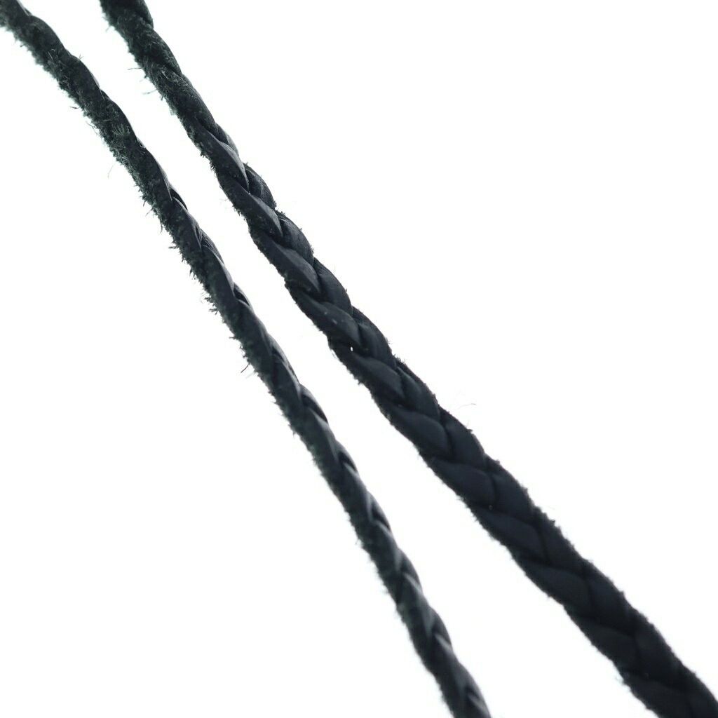 Chrome Hearts Chrome Hearts Leather Braid Scroll Necklace Size ONE SIZE - 3 Thumbnail