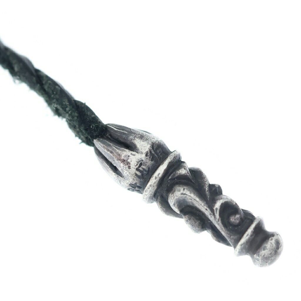 Chrome Hearts Chrome Hearts Leather Braid Scroll Necklace Size ONE SIZE - 5 Thumbnail