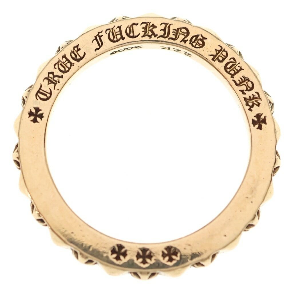 Chrome Hearts Chrome Hearts 22k Tfp Pnk Plus True Fucking Punk Ring Gold Size ONE SIZE - 6 Thumbnail