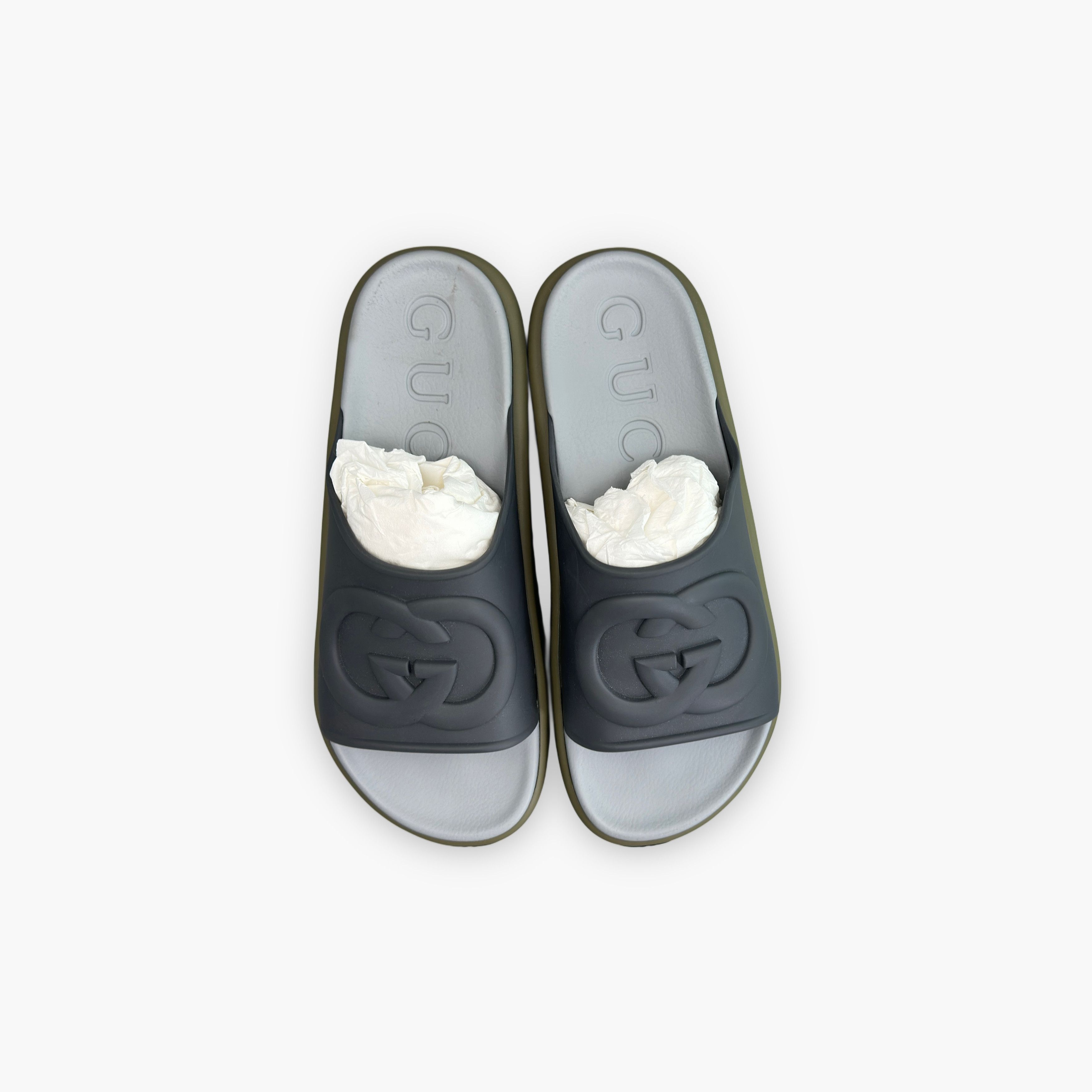 Gucci Gucci Interlocking Slides Size 11 Size US 11 / EU 44 - 9 Thumbnail