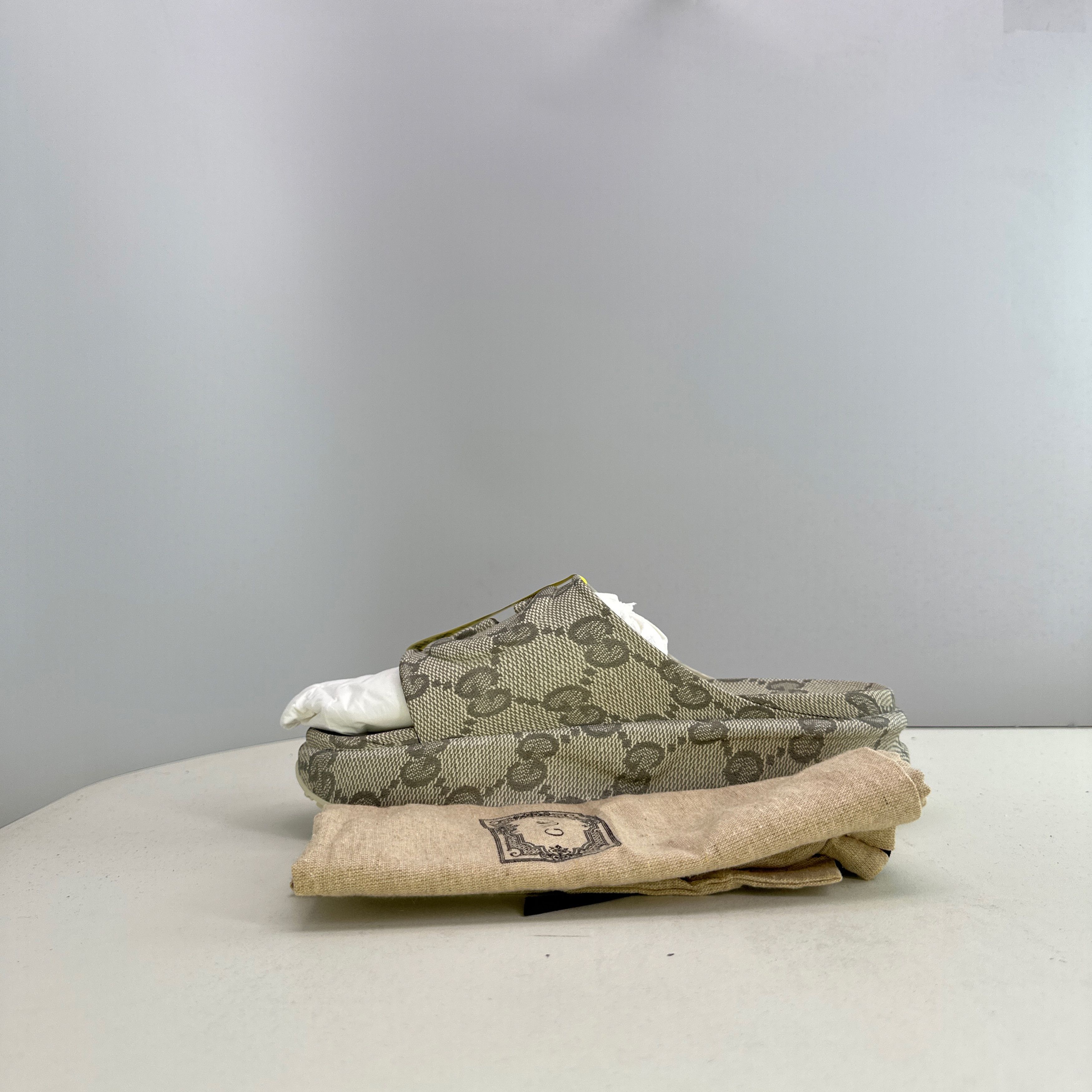 Gucci Gucci GG Supreme Platform Sandals Size 9 Size US 9 / EU 42 - 10 Thumbnail