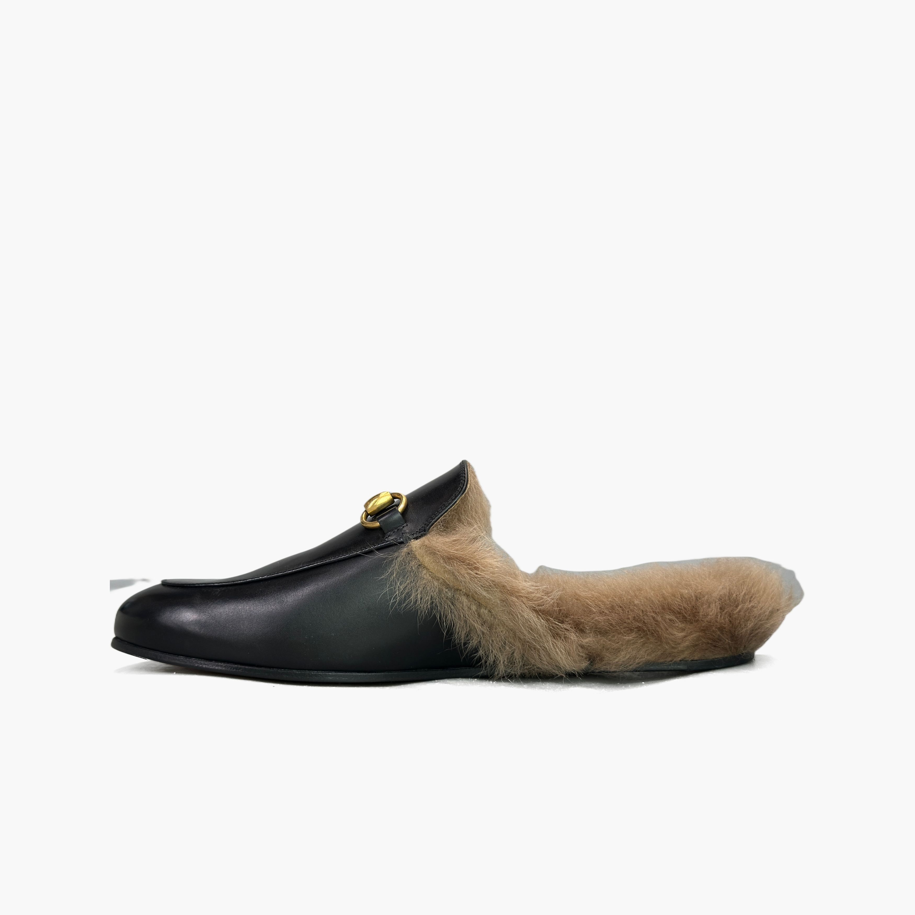 Gucci Gucci Horsebit Fur Leather Loafers Black Size 8 Size US 8 / EU 41 - 3 Thumbnail