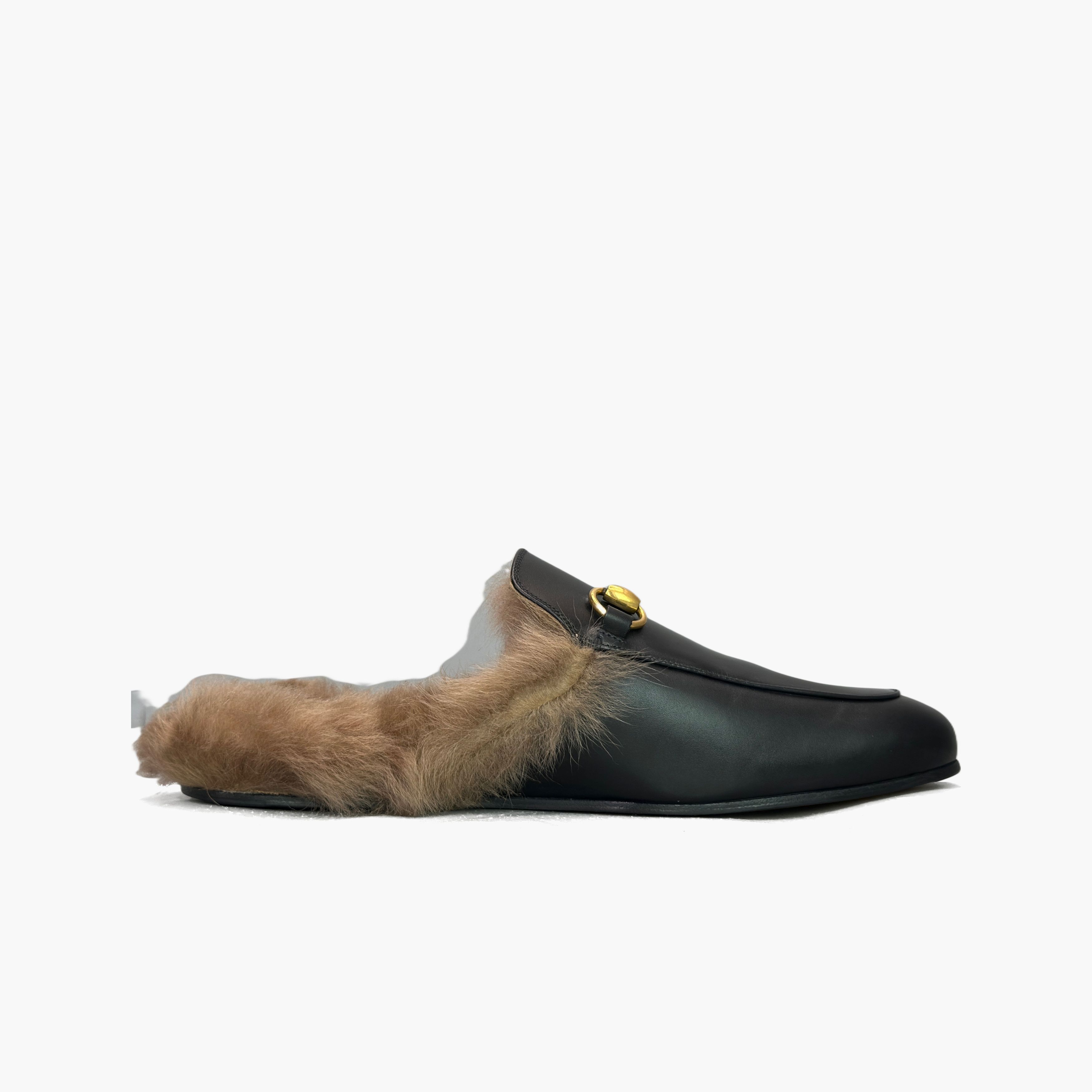 Gucci Gucci Horsebit Fur Leather Loafers Black Size 8 Size US 8 / EU 41 - 2 Thumbnail