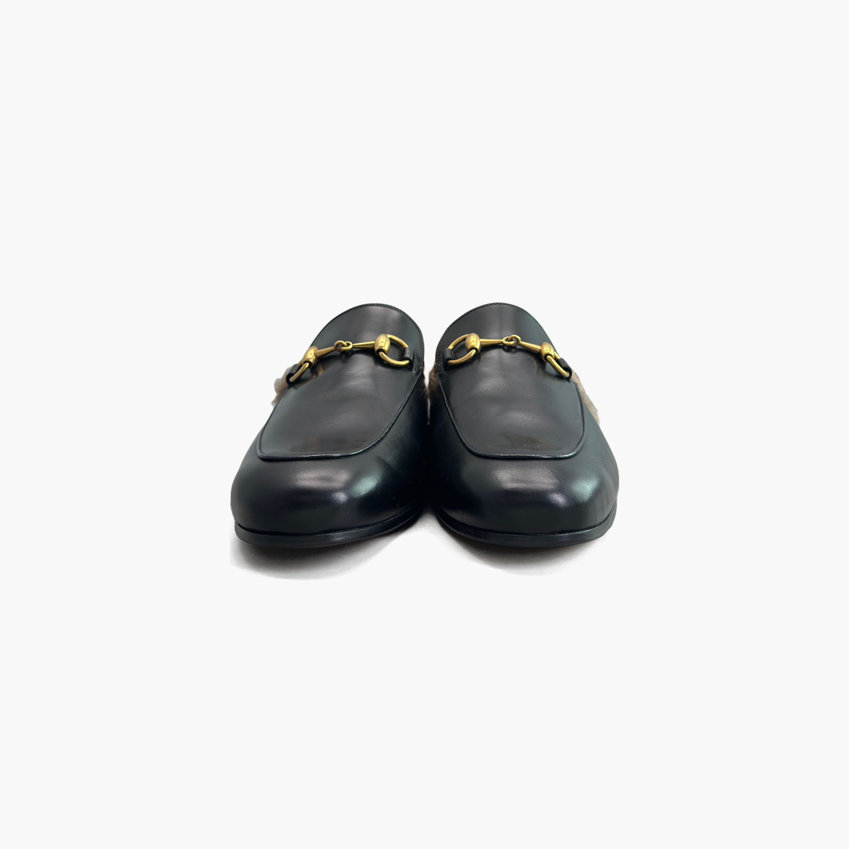 Gucci Gucci Horsebit Fur Leather Loafers Black Size 8 Size US 8 / EU 41 - 5 Thumbnail
