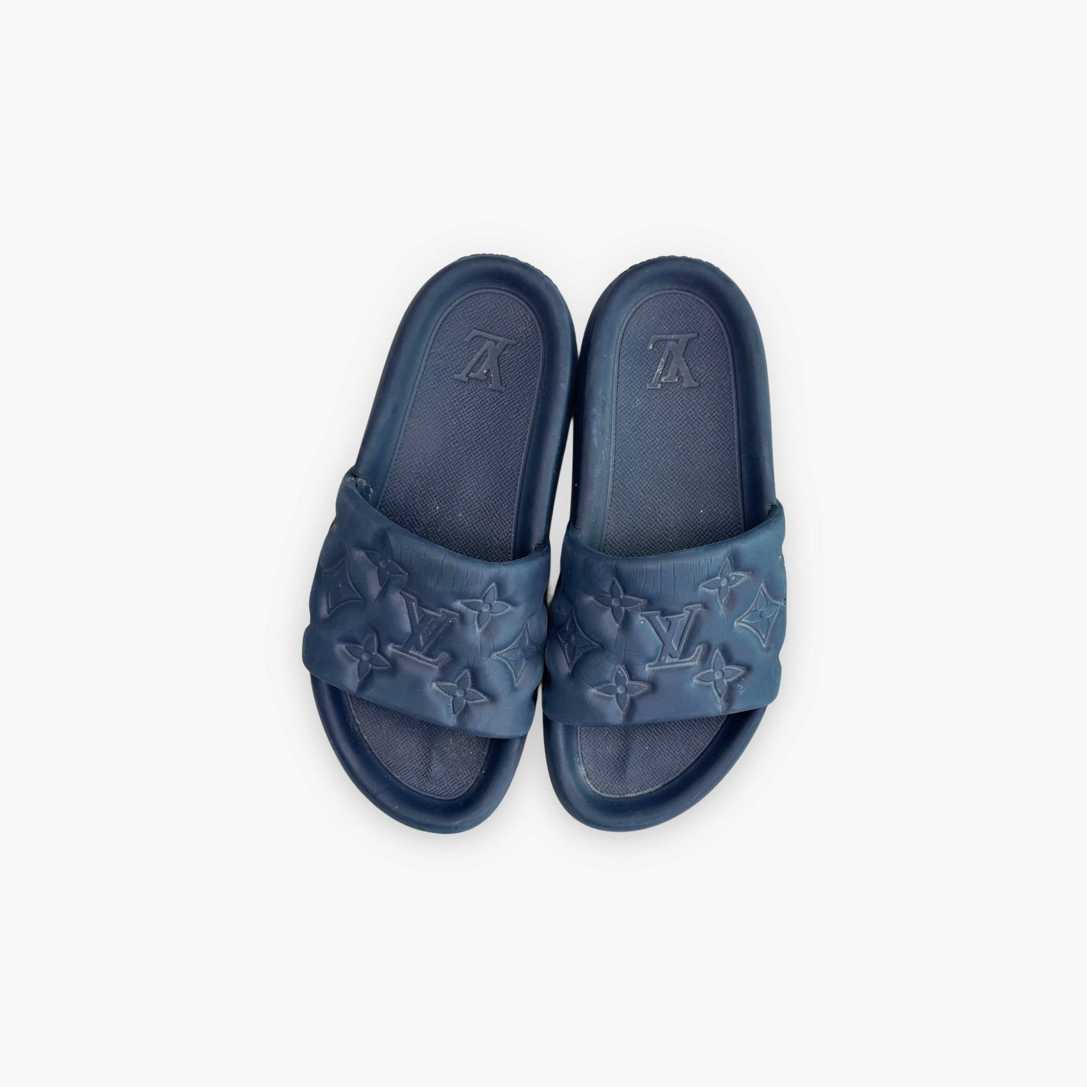 Louis Vuitton Louis Vuitton Waterfront Mule Navy Blue Size 9 Size US 9 / EU 42 - 9 Thumbnail