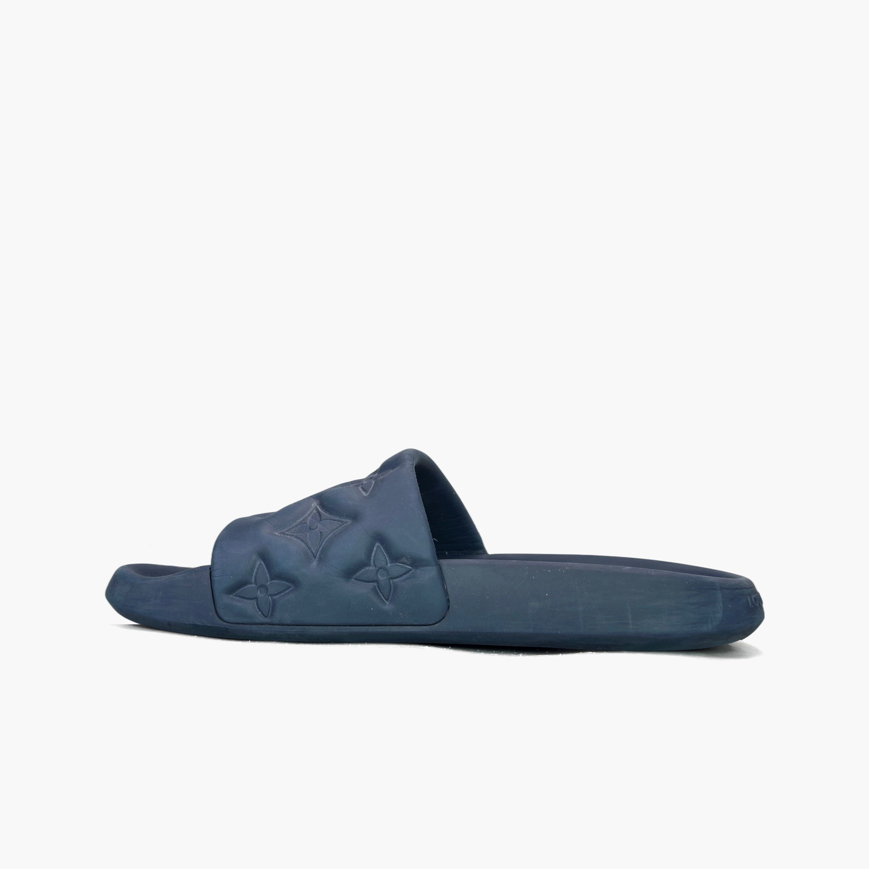 Louis Vuitton Louis Vuitton Waterfront Mule Navy Blue Size 9 Size US 9 / EU 42 - 3 Thumbnail