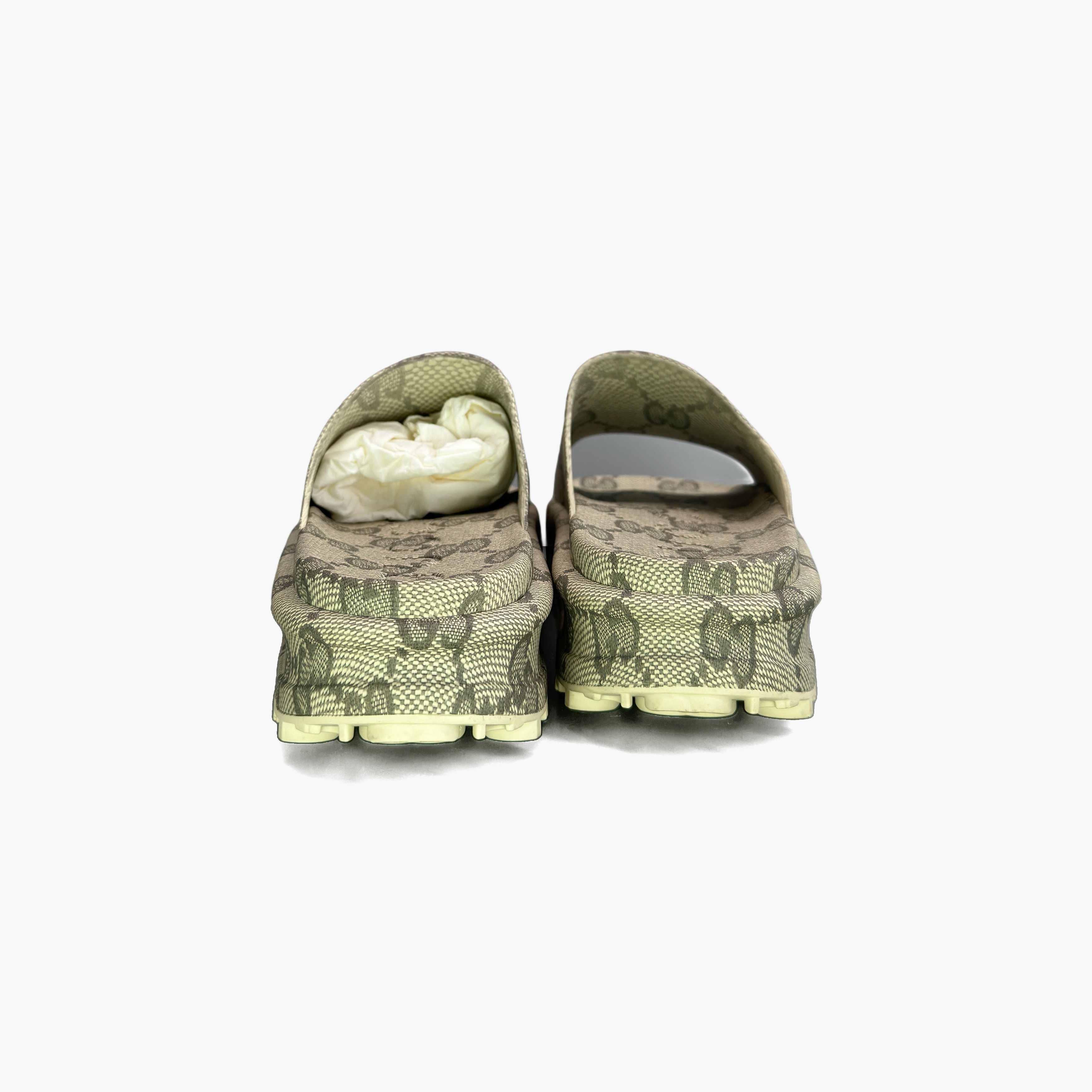 Gucci Gucci GG Supreme Platform Slides Size 9 Size US 9 / EU 42 - 6 Thumbnail