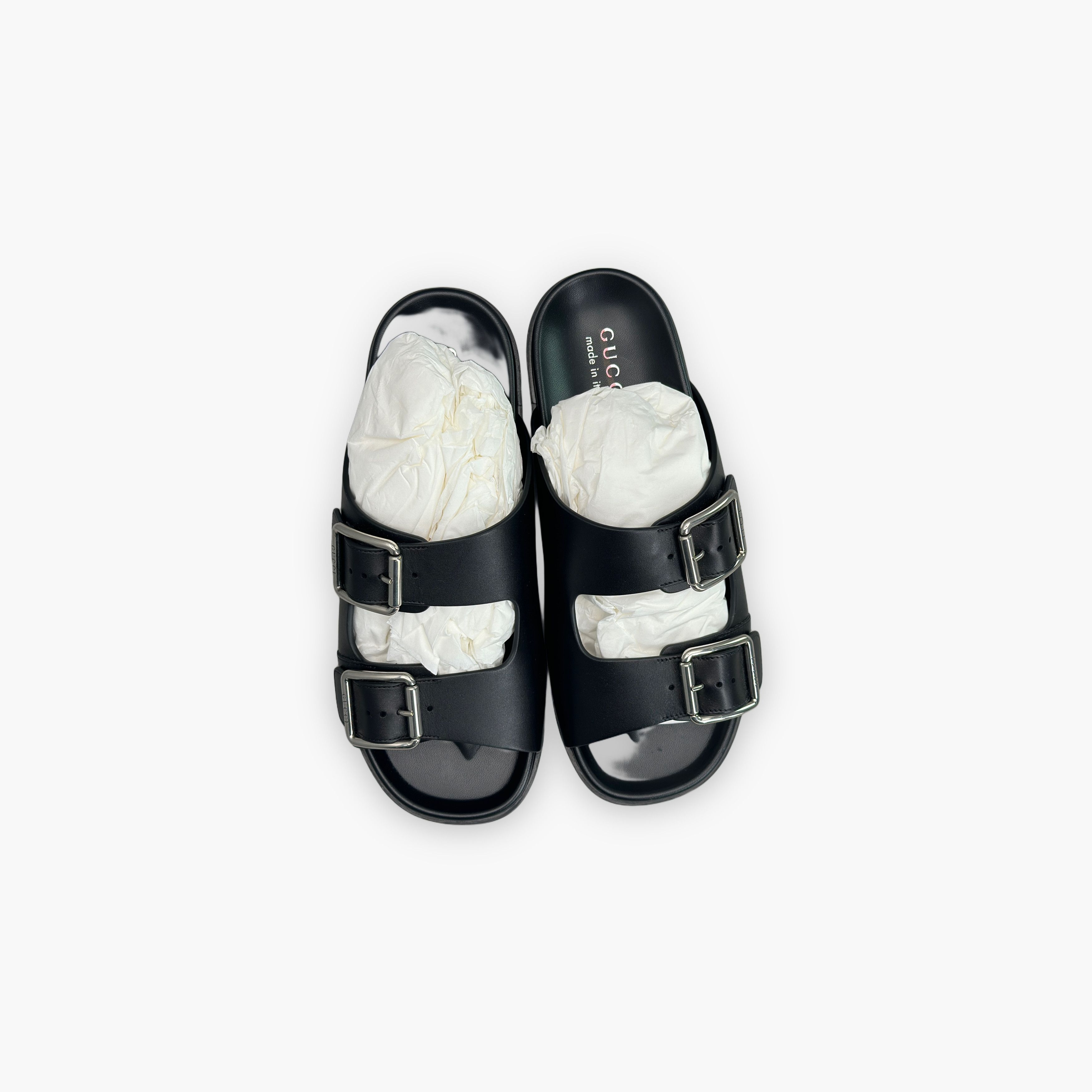 Gucci Gucci Leather Buckle Sandals Size 9 Size US 9 / EU 42 - 9 Thumbnail