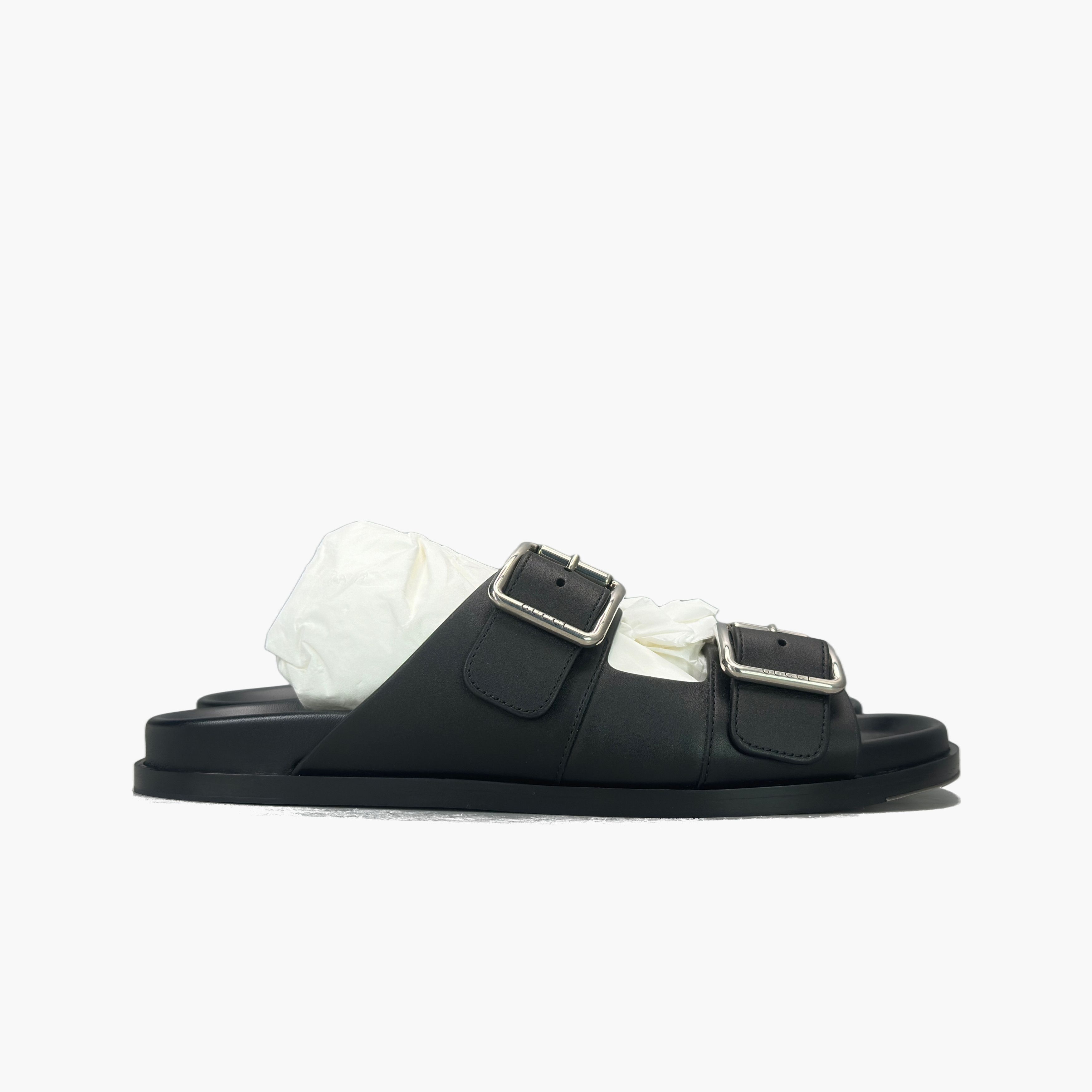 Gucci Gucci Leather Buckle Sandals Size 9 Size US 9 / EU 42 - 4 Thumbnail