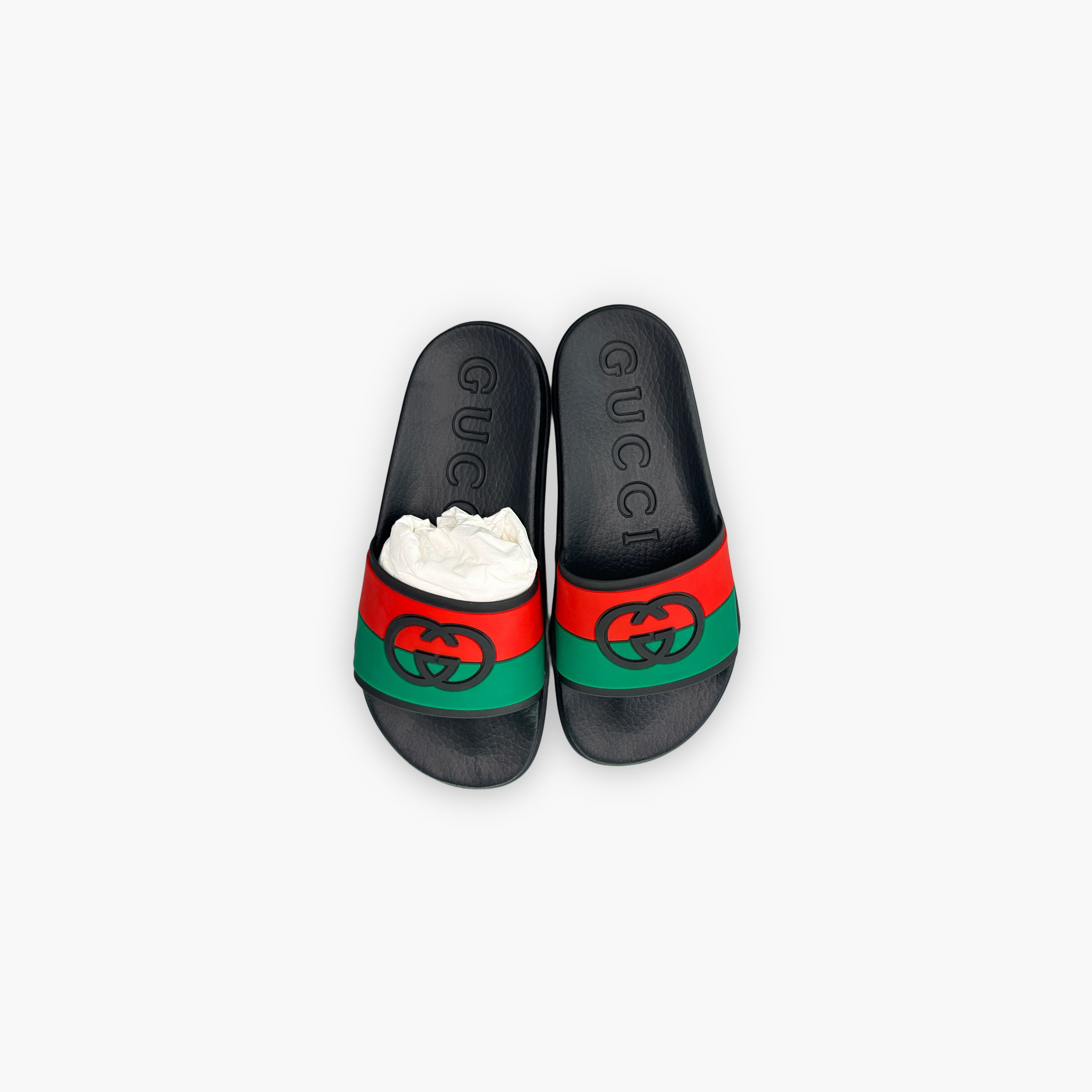 Gucci Gucci Interlocking G Web Slides Size 6 Size US 6 / EU 39 - 9 Thumbnail