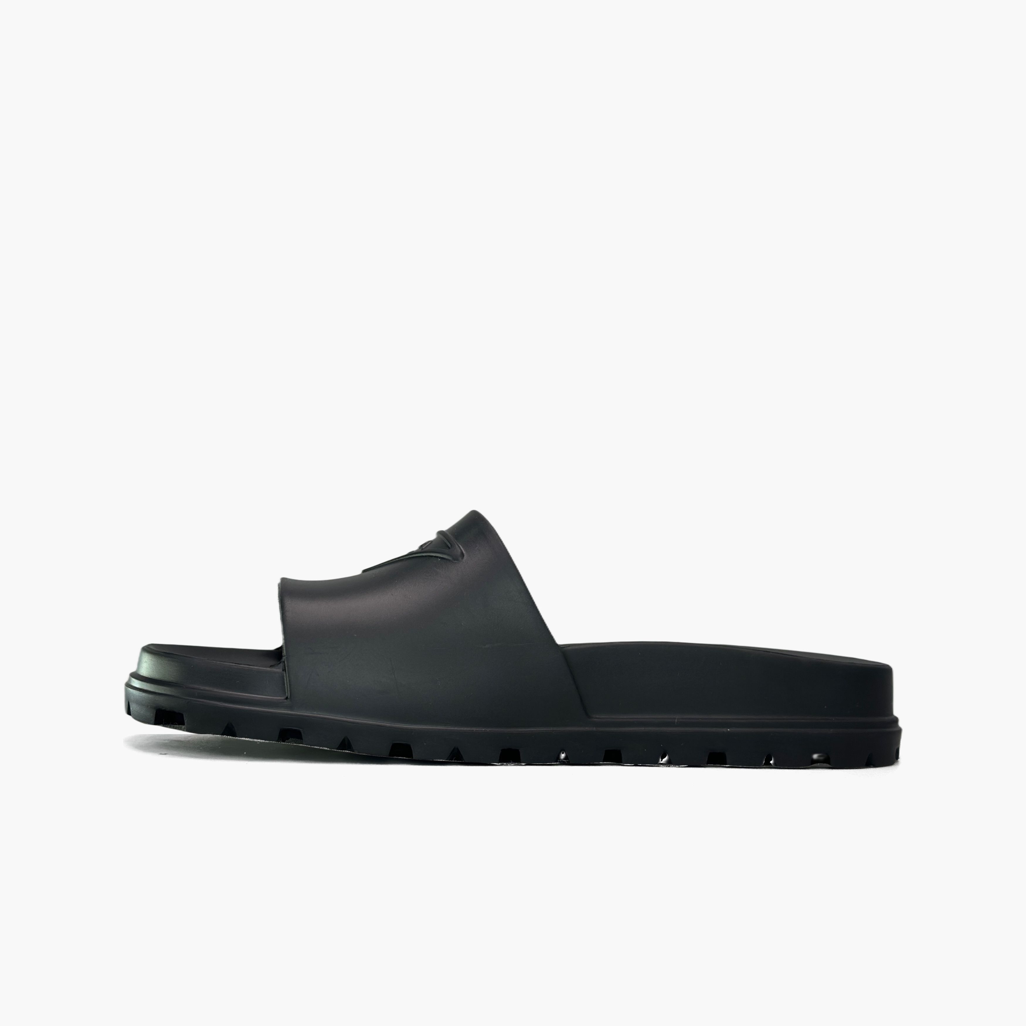 Prada Prada Logo Rubber Slides Size 8 Size US 8 / EU 41 - 3 Thumbnail