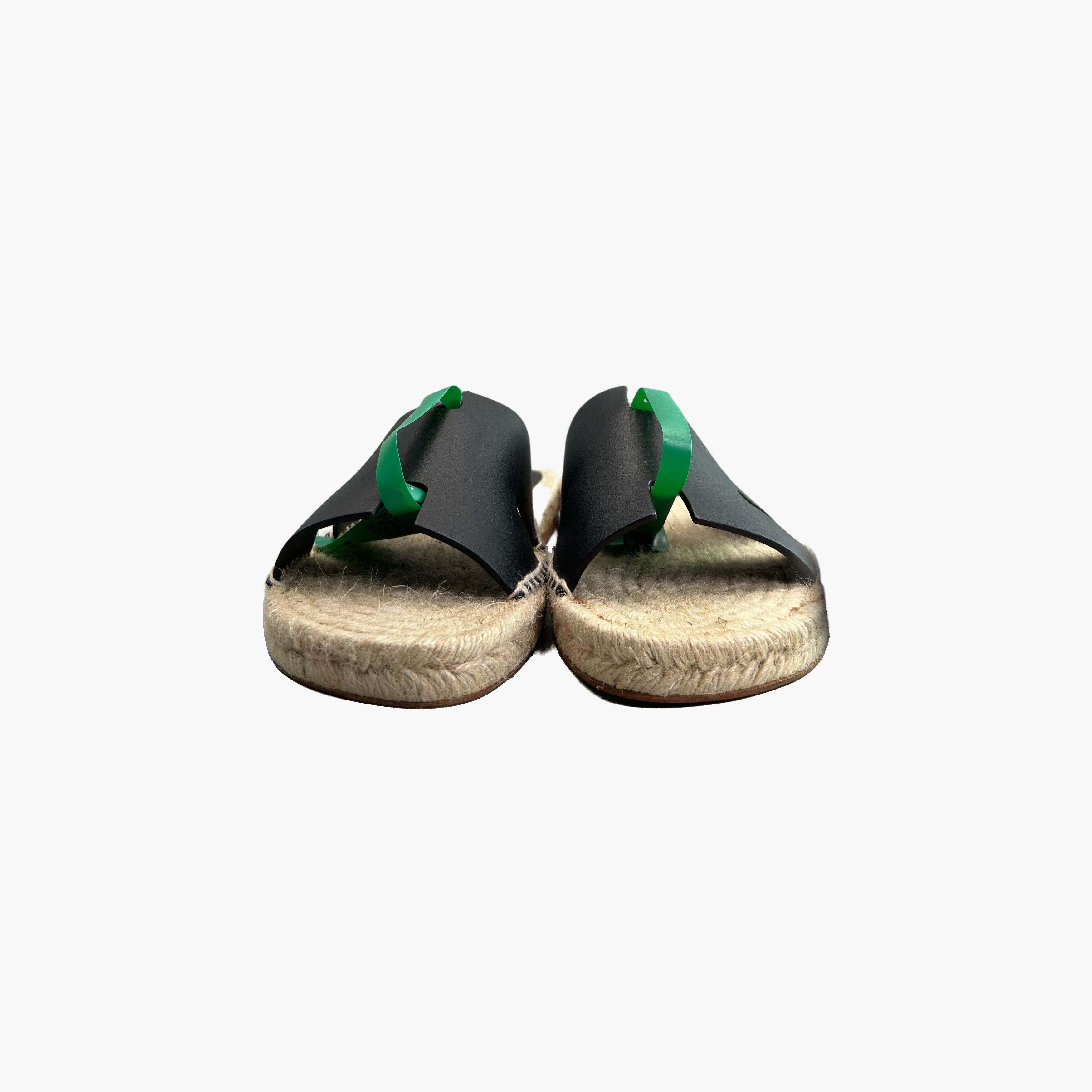 Hermes Hermes Antigua Leather Espadrille Sandals Size 41 Size US 8 / EU 41 - 5 Thumbnail