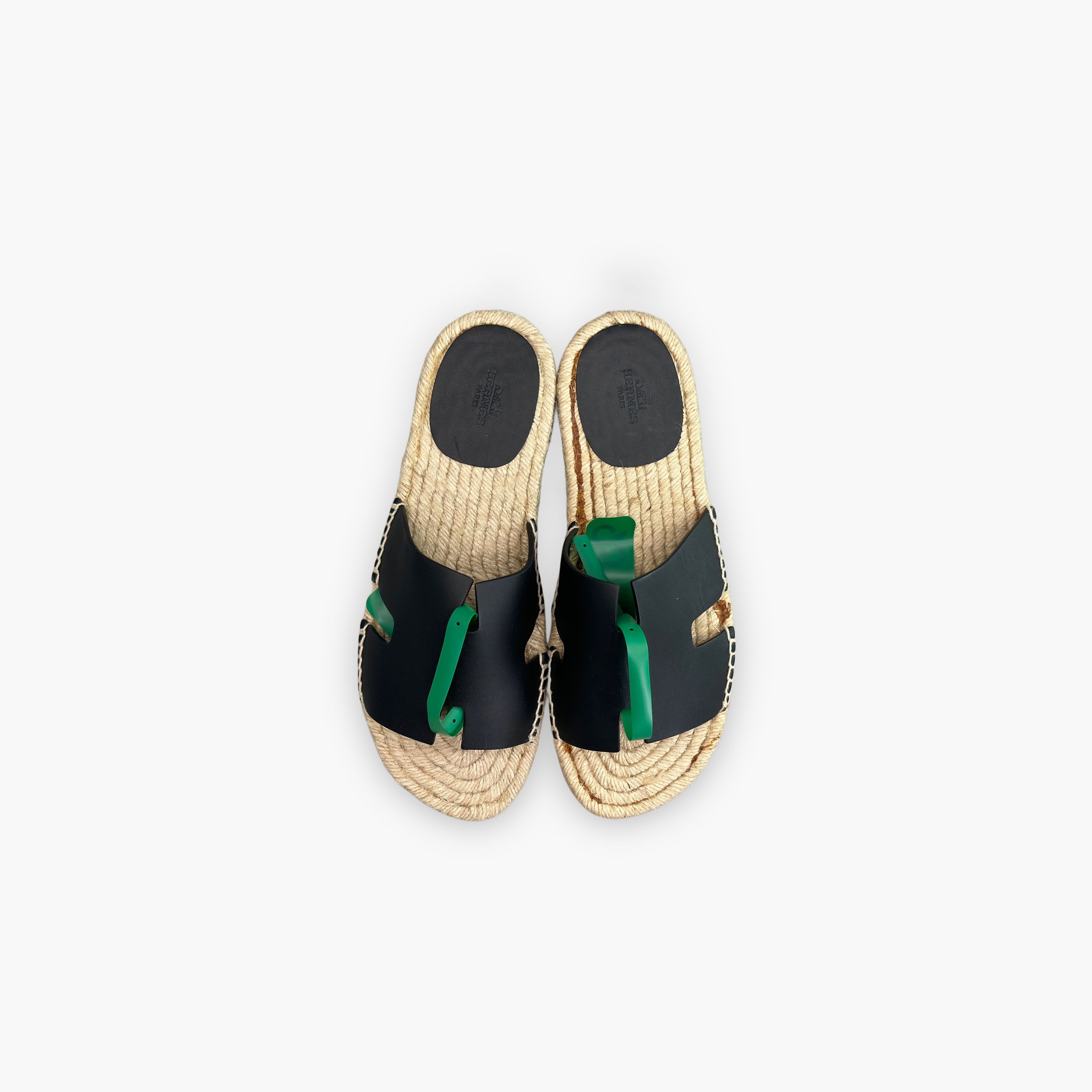 Hermes Hermes Antigua Leather Espadrille Sandals Size 41 Size US 8 / EU 41 - 9 Thumbnail