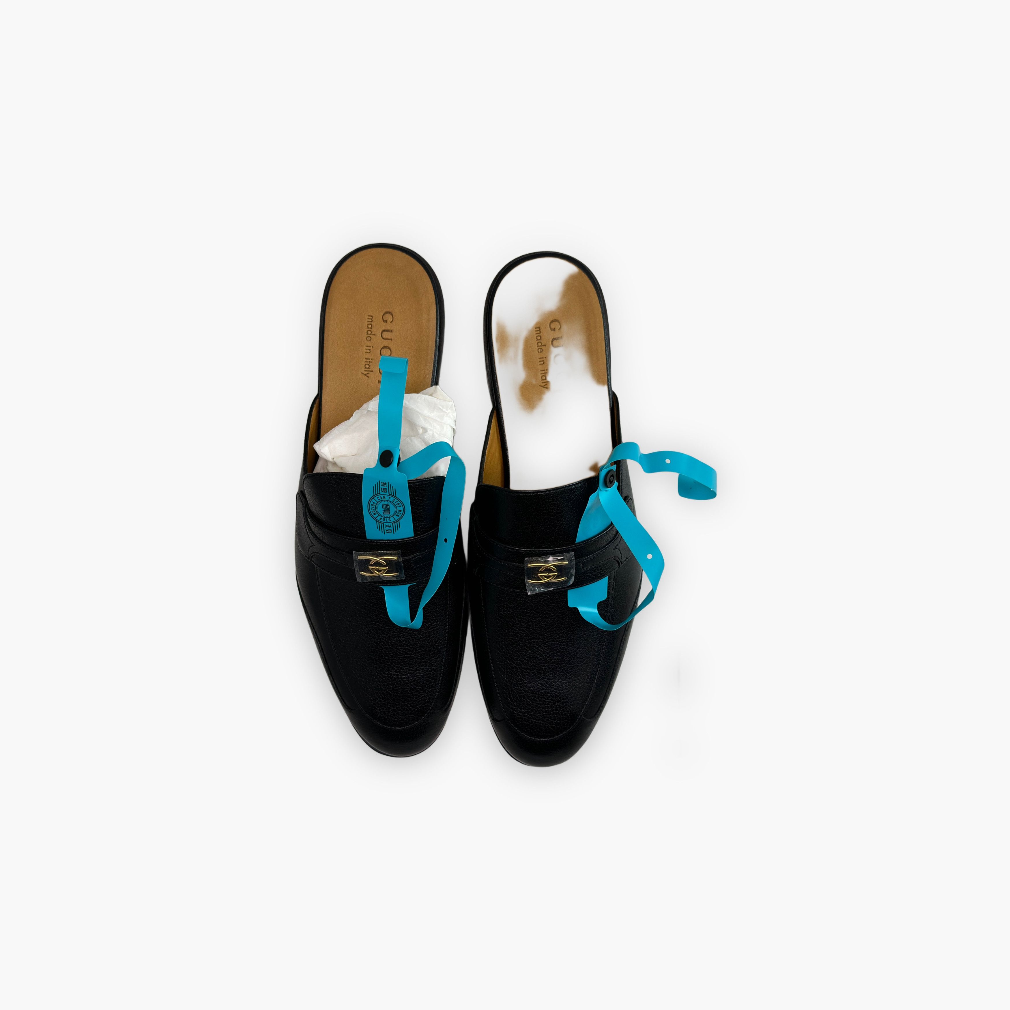 Gucci Gucci Interlocking G Leather Mules Size 9 Size US 10 / EU 43 - 9 Thumbnail