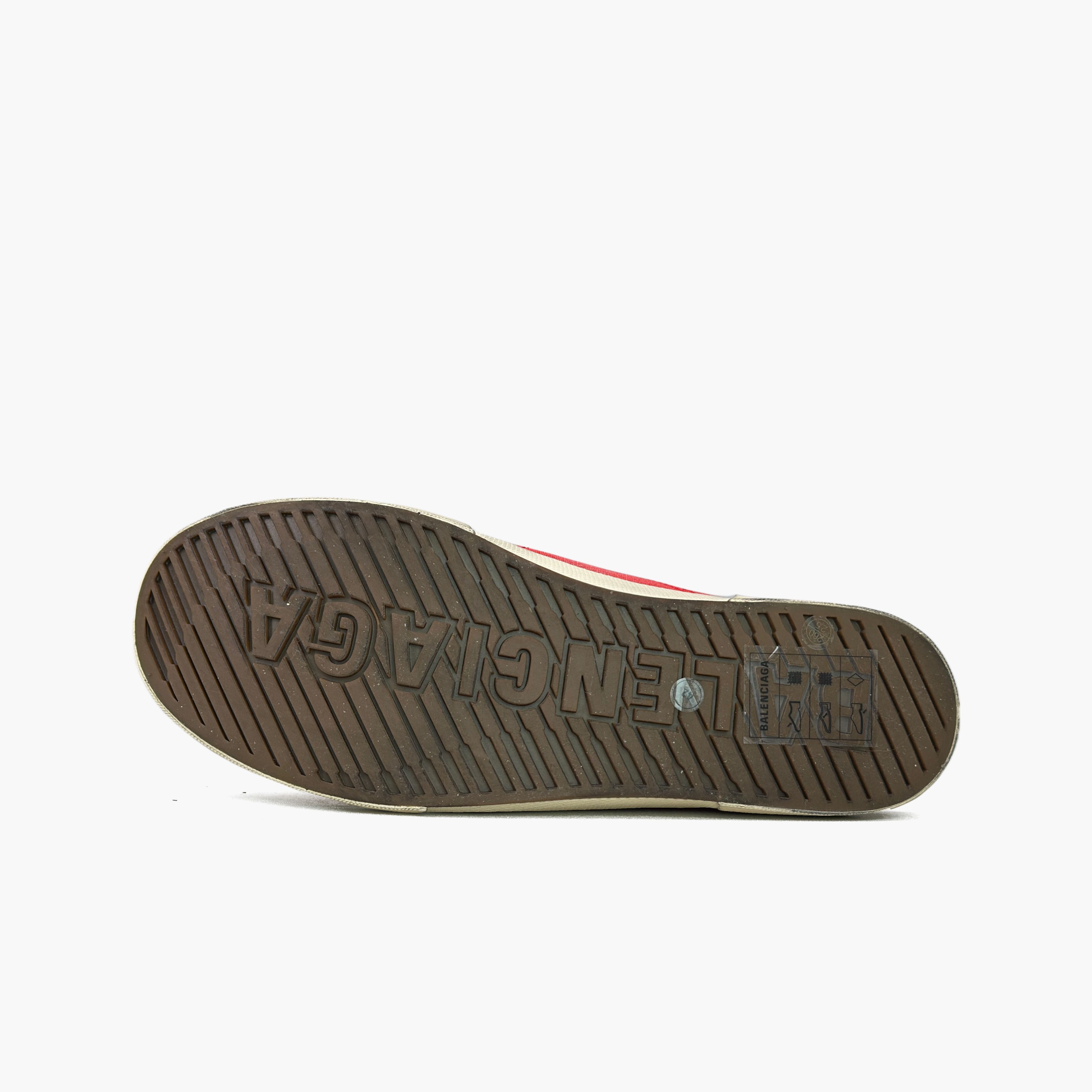 Balenciaga Balenciaga Distressed Red Canvas Mule Size 9 Size US 9 / EU 42 - 8 Thumbnail