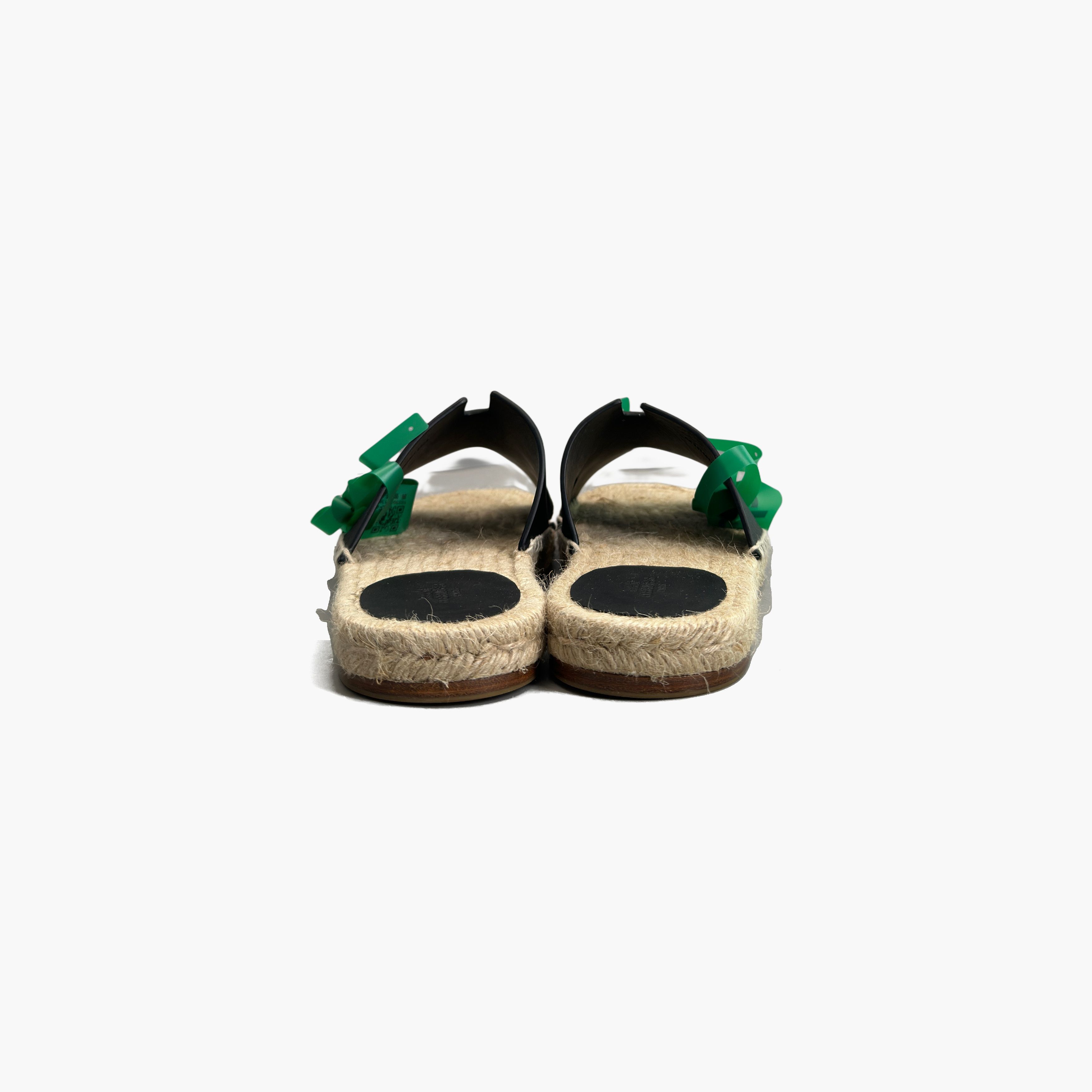 Hermes Hermes Leather H Cutout Sandals Size 7 Size US 7 / EU 40 - 6 Thumbnail