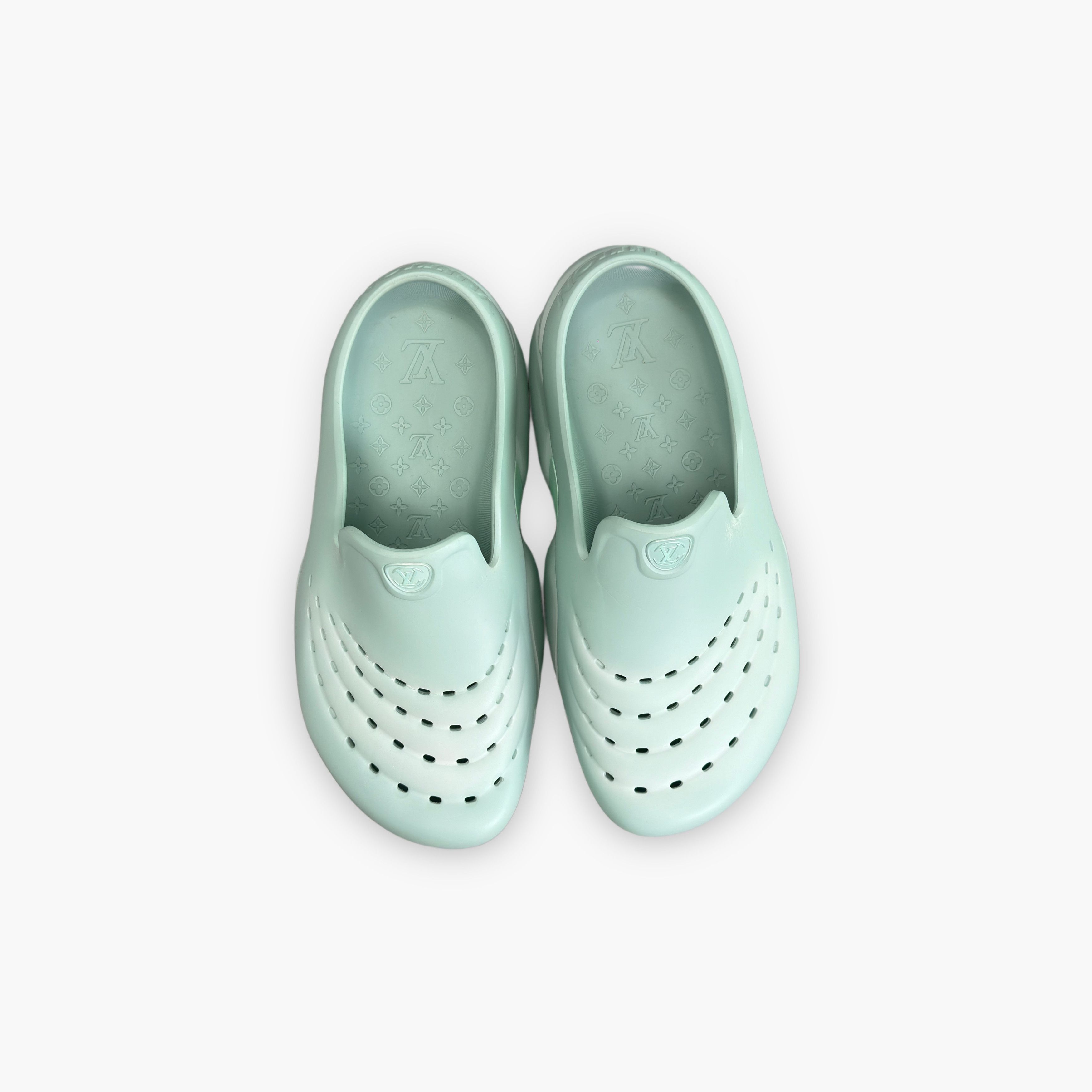 Louis Vuitton Louis Vuitton Shark Platform Slip Ons Green Size 8 Size US 8 / EU 41 - 9 Thumbnail