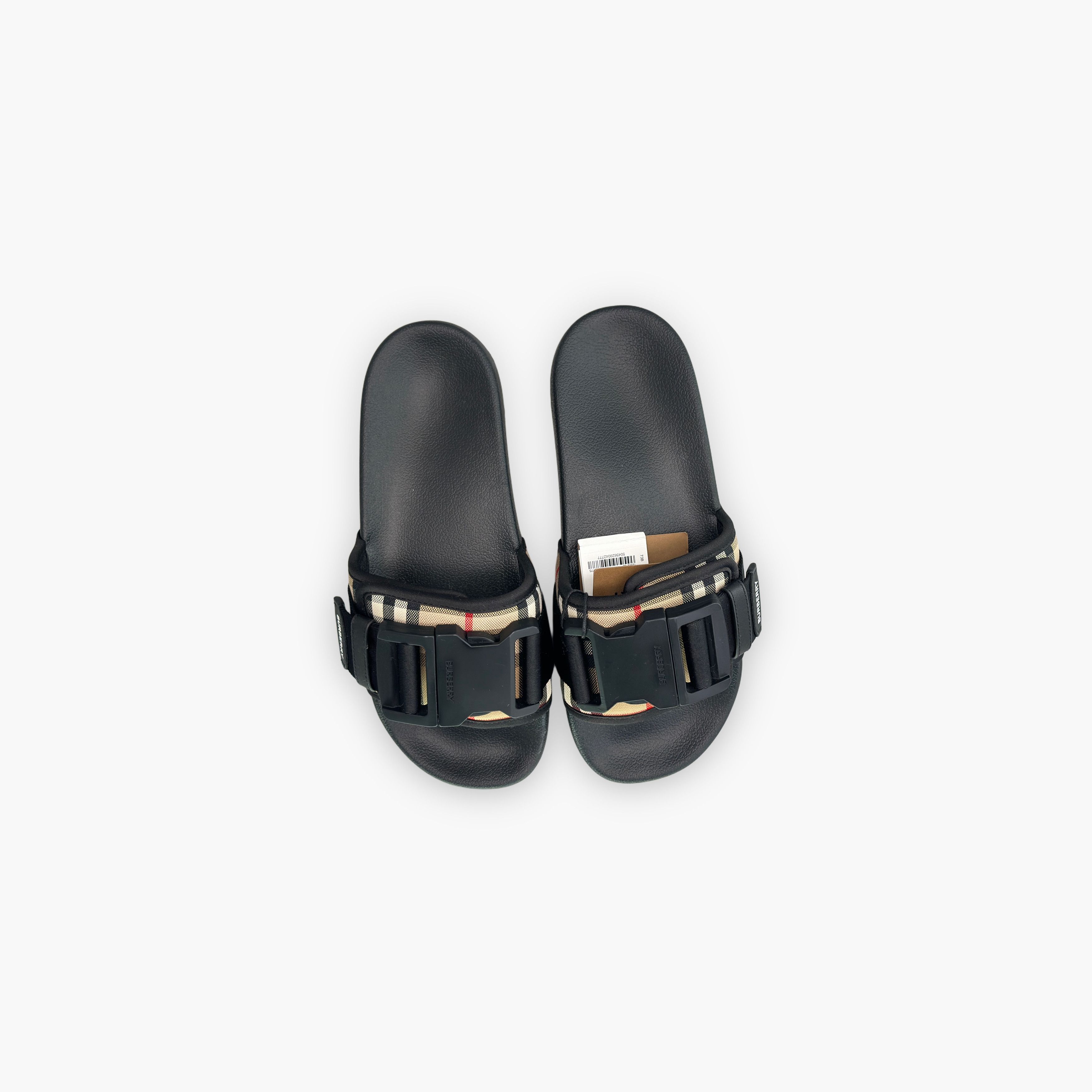 Burberry Burberry Vintage Check Buckle Sandals Size 40 Size US 7 / EU 40 - 9 Thumbnail