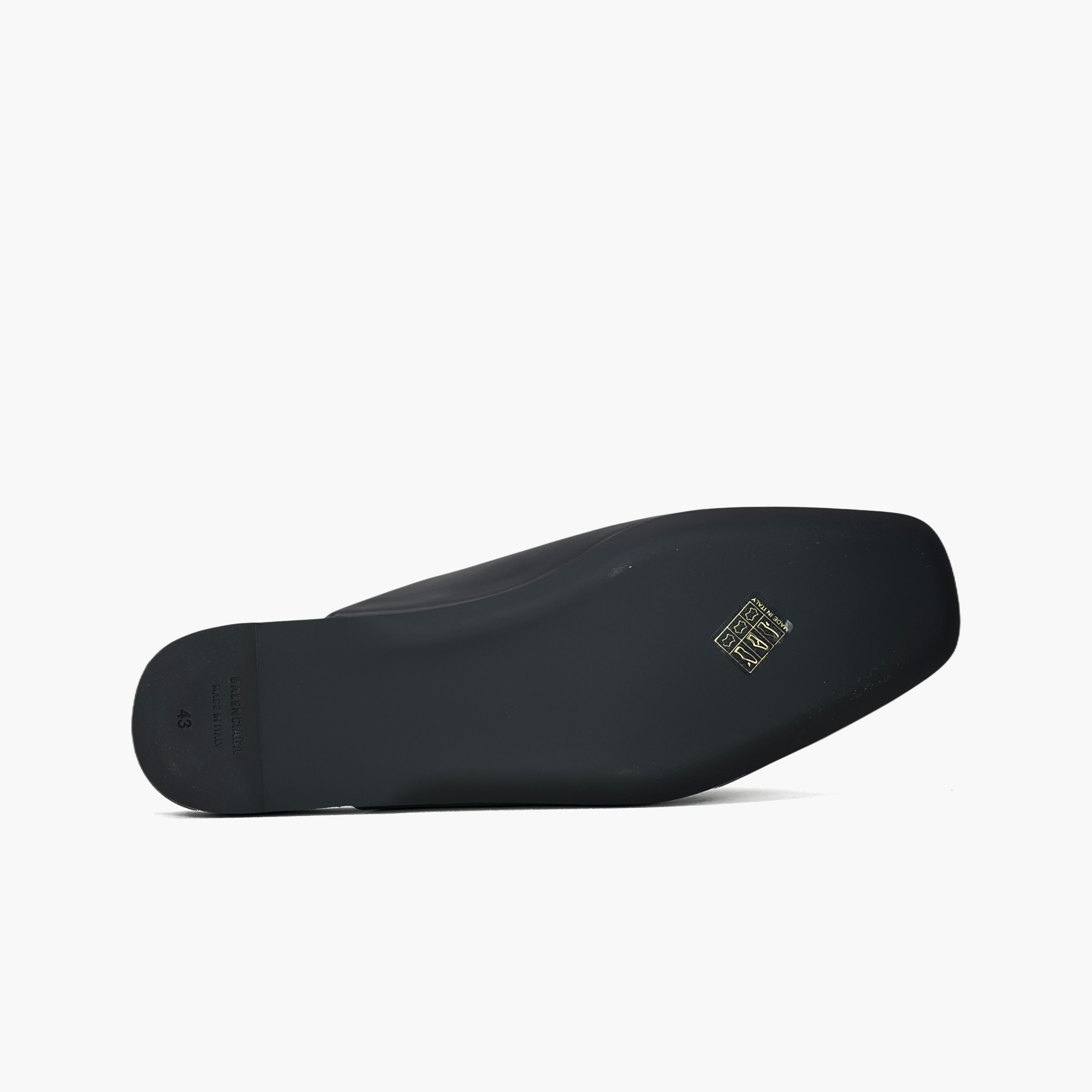 Balenciaga Balenciaga Logo Leather Mules Size 10 Size US 10 / EU 43 - 7 Thumbnail