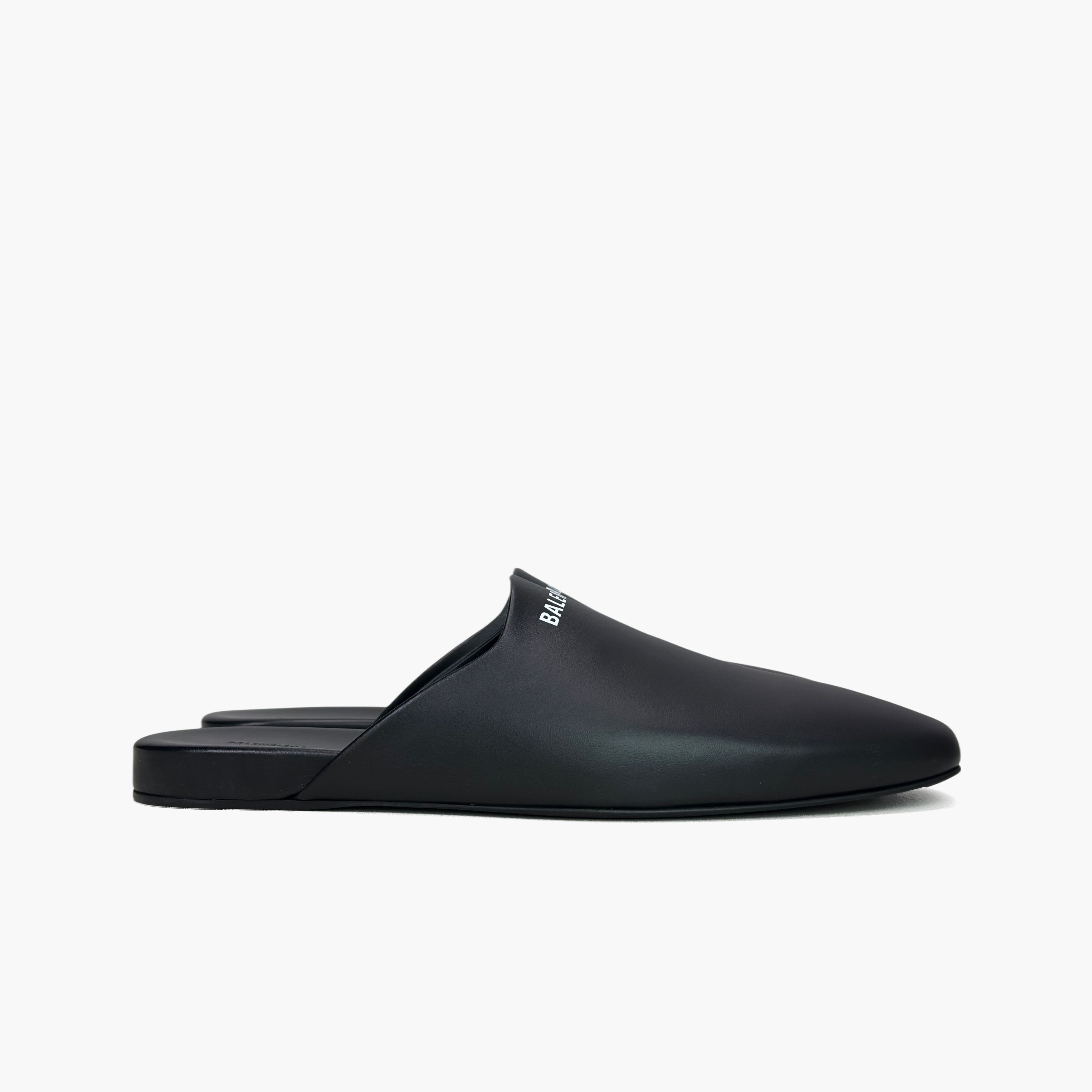 Balenciaga Balenciaga Logo Leather Mules Size 10 Size US 10 / EU 43 - 4 Thumbnail