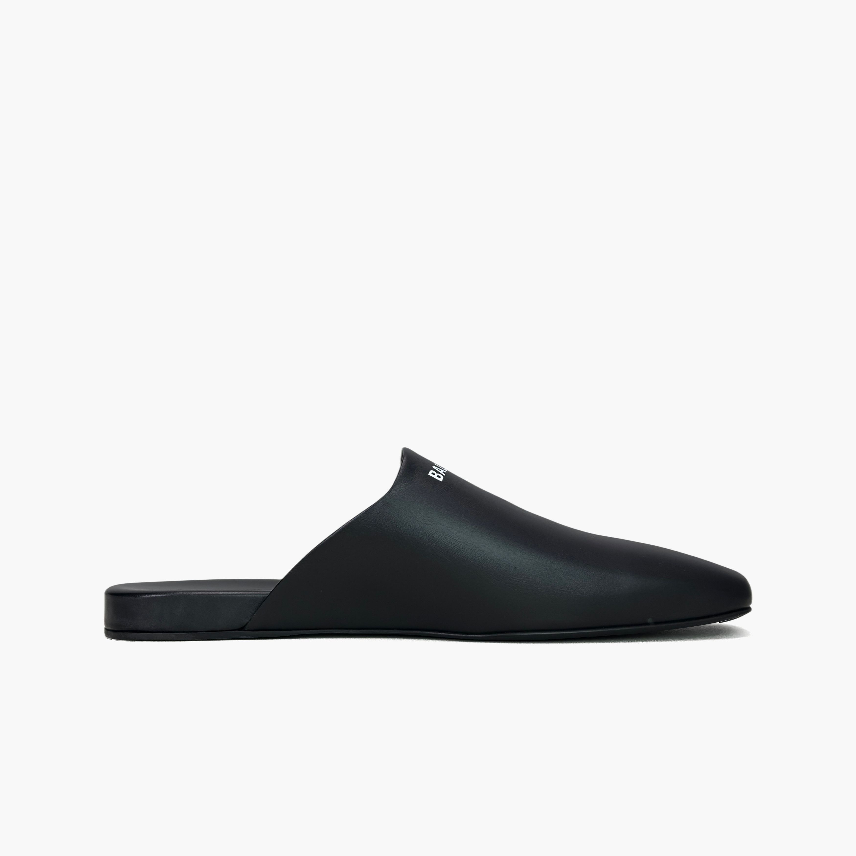 Balenciaga Balenciaga Logo Leather Mules Size 10 Size US 10 / EU 43 - 2 Thumbnail