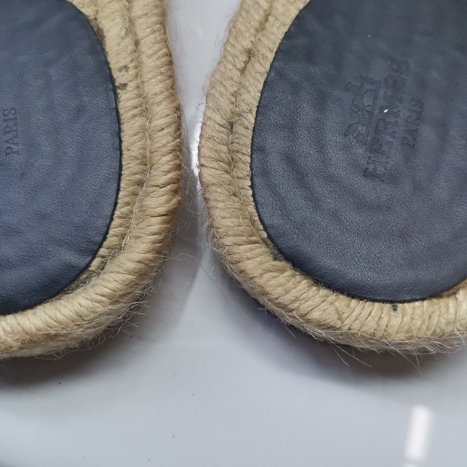 Hermes Hermès Antigua Leather Sandals Black Size 10 Size US 10 / EU 43 - 11 Thumbnail