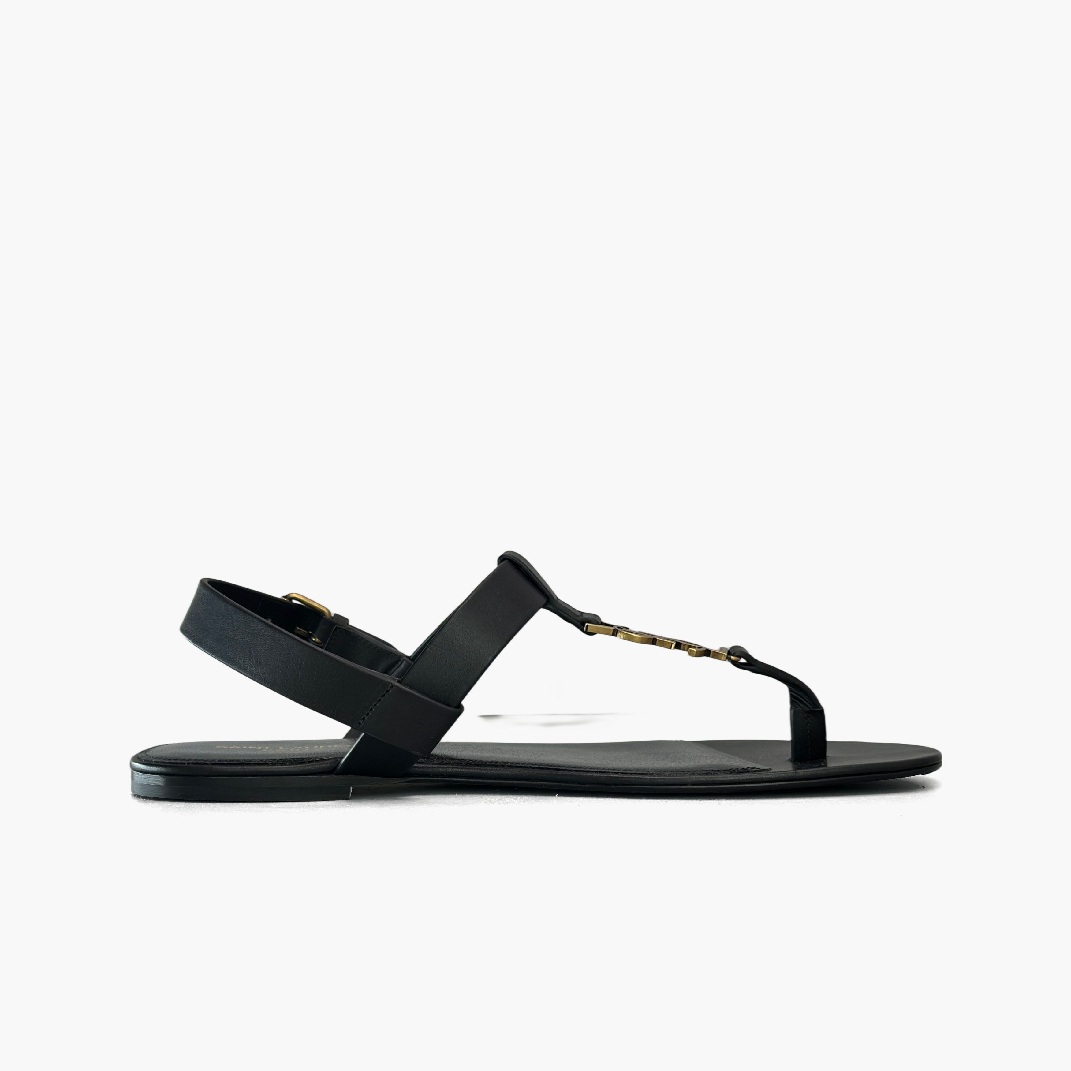 Saint Laurent Paris Saint Laurent Cassandra Thong Sandals Size 10 Size US 10 / EU 43 - 2 Thumbnail