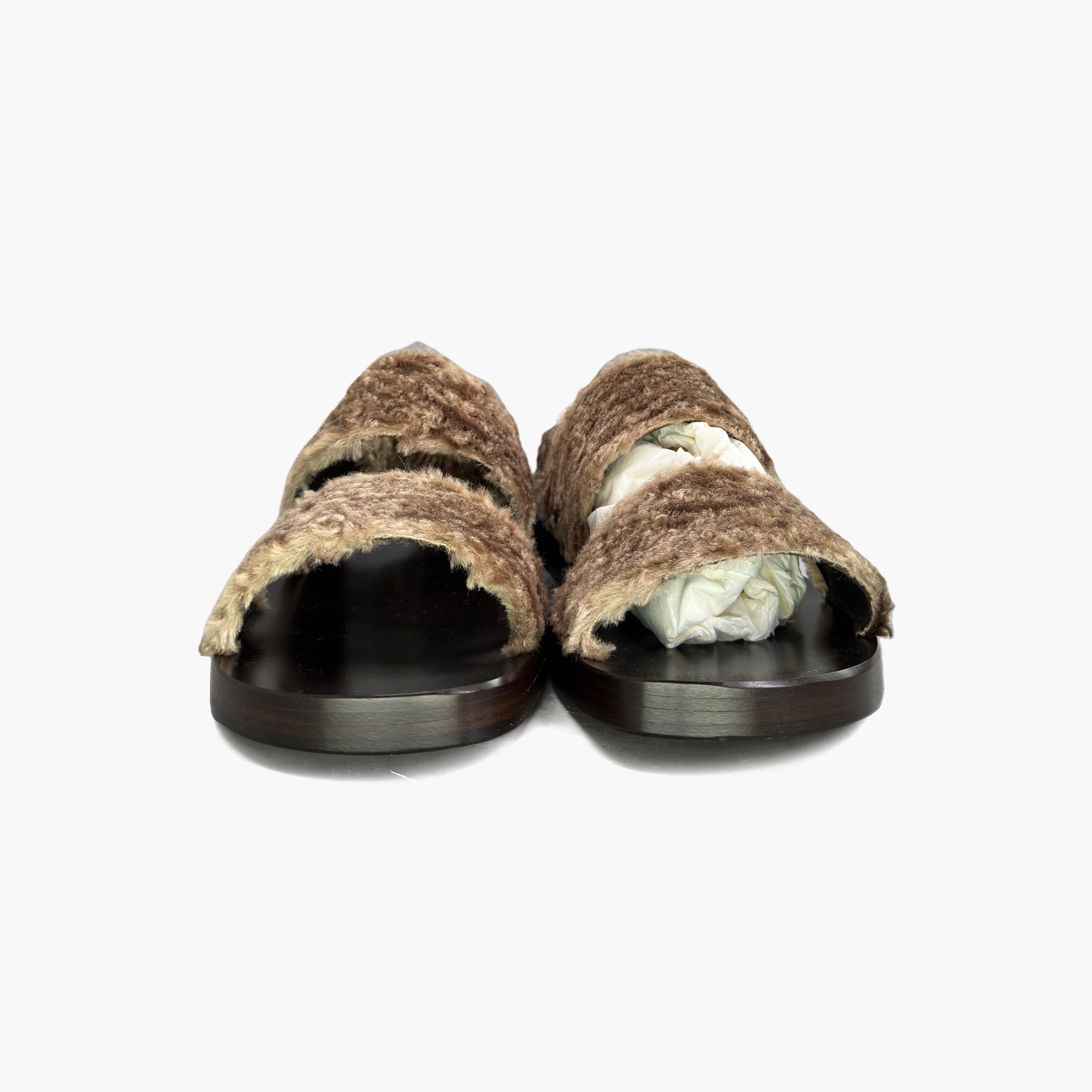 Gucci Gucci Shearling Sandals Size 7 Size US 7 / EU 40 - 5 Thumbnail