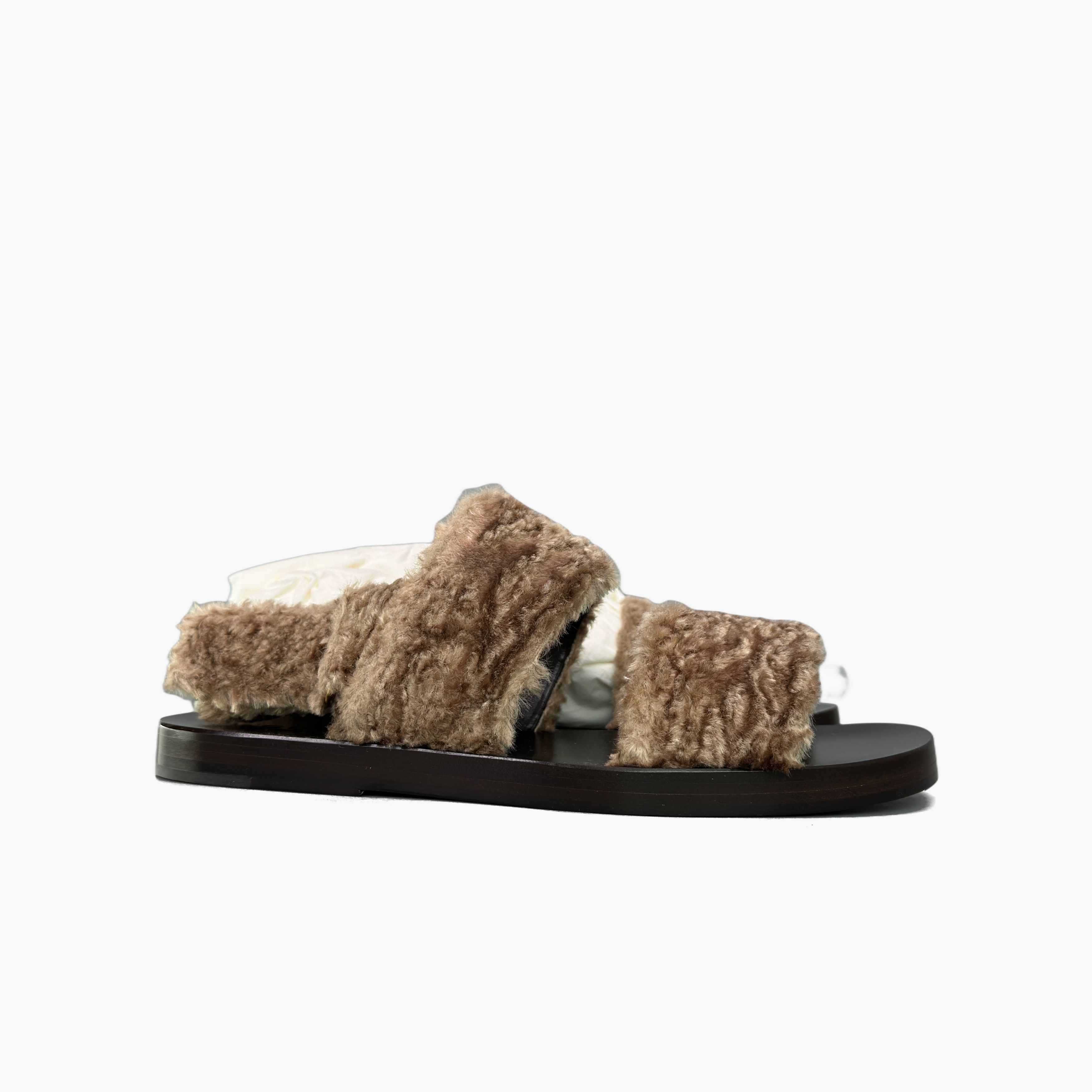 Gucci Gucci Shearling Sandals Size 7 Size US 7 / EU 40 - 4 Thumbnail