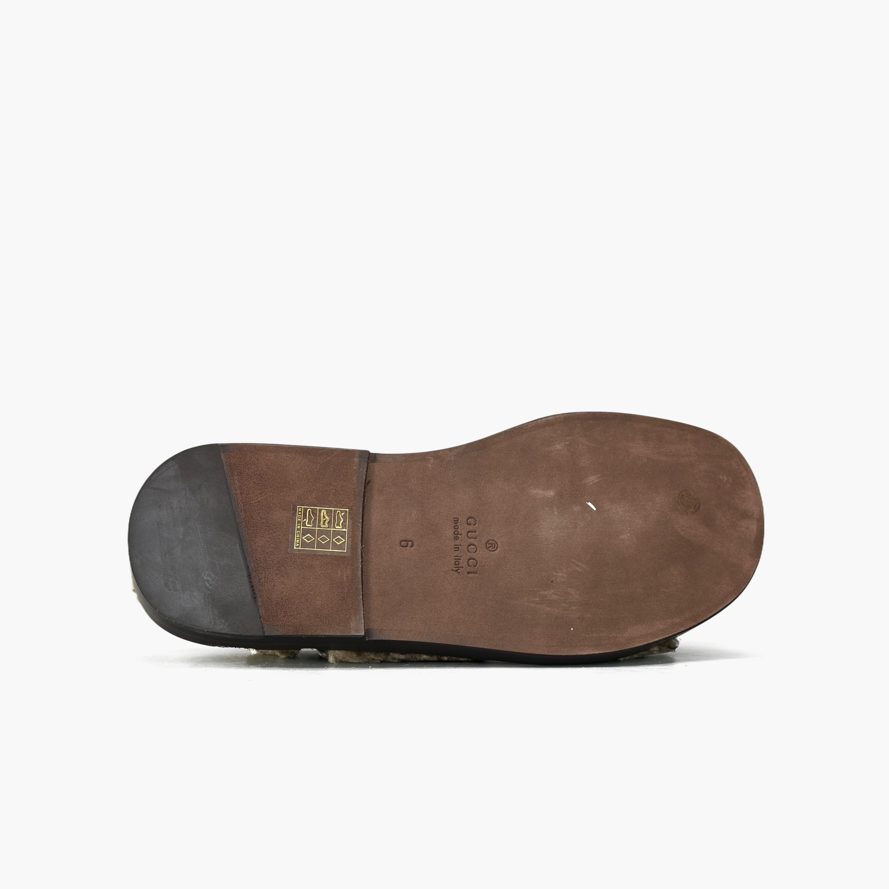 Gucci Gucci Shearling Sandals Size 7 Size US 7 / EU 40 - 7 Thumbnail