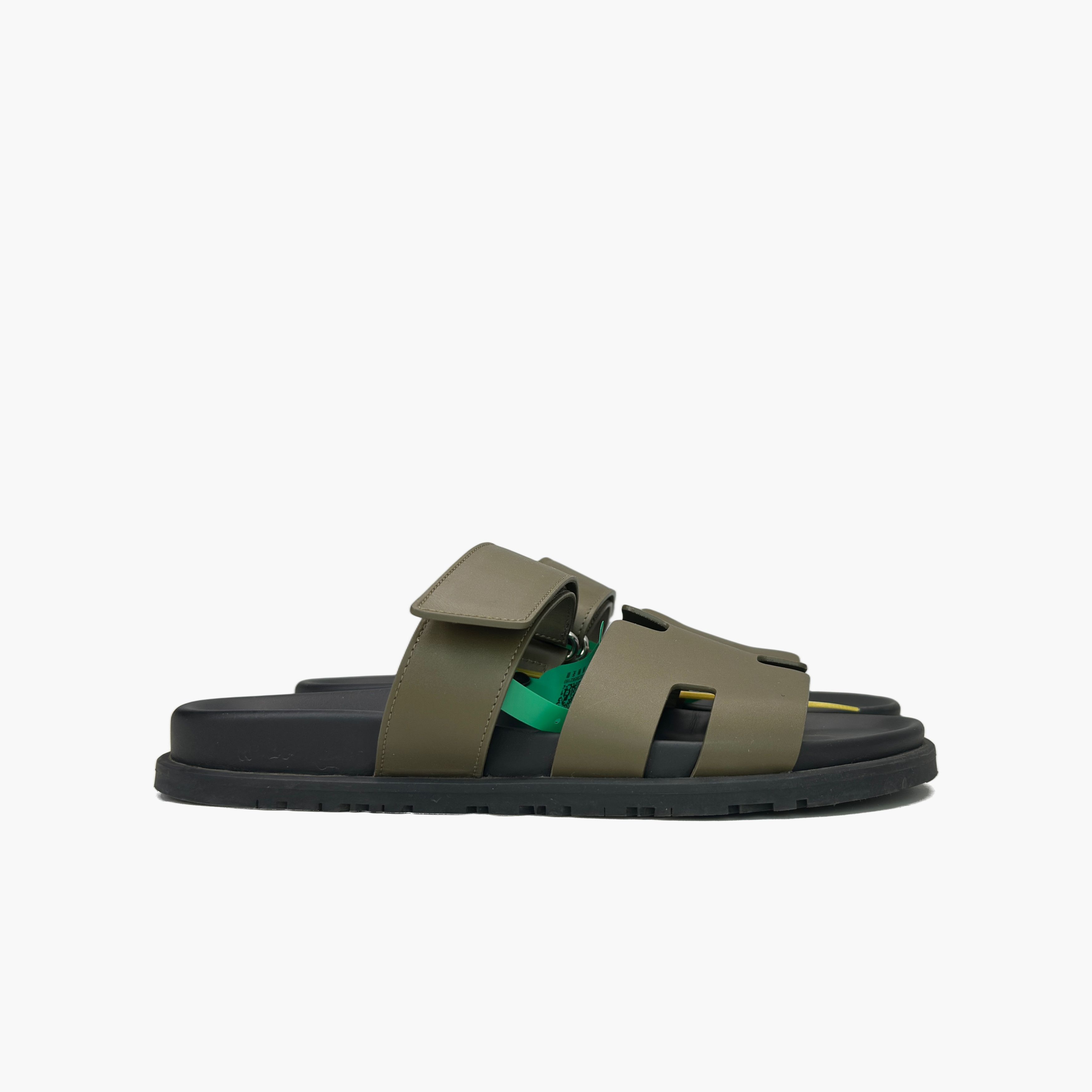 Hermes Hermès Chypre Leather Sandals Size 40 Size US 7 / EU 40 - 4 Thumbnail