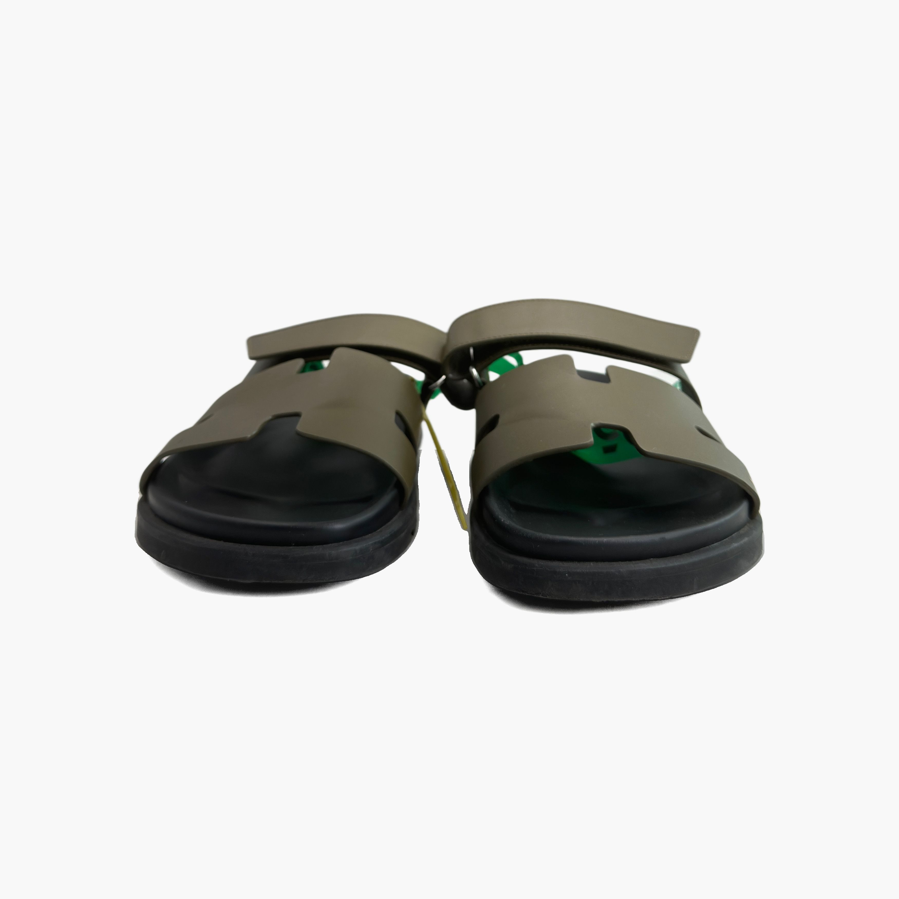 Hermes Hermès Chypre Leather Sandals Size 40 Size US 7 / EU 40 - 5 Thumbnail