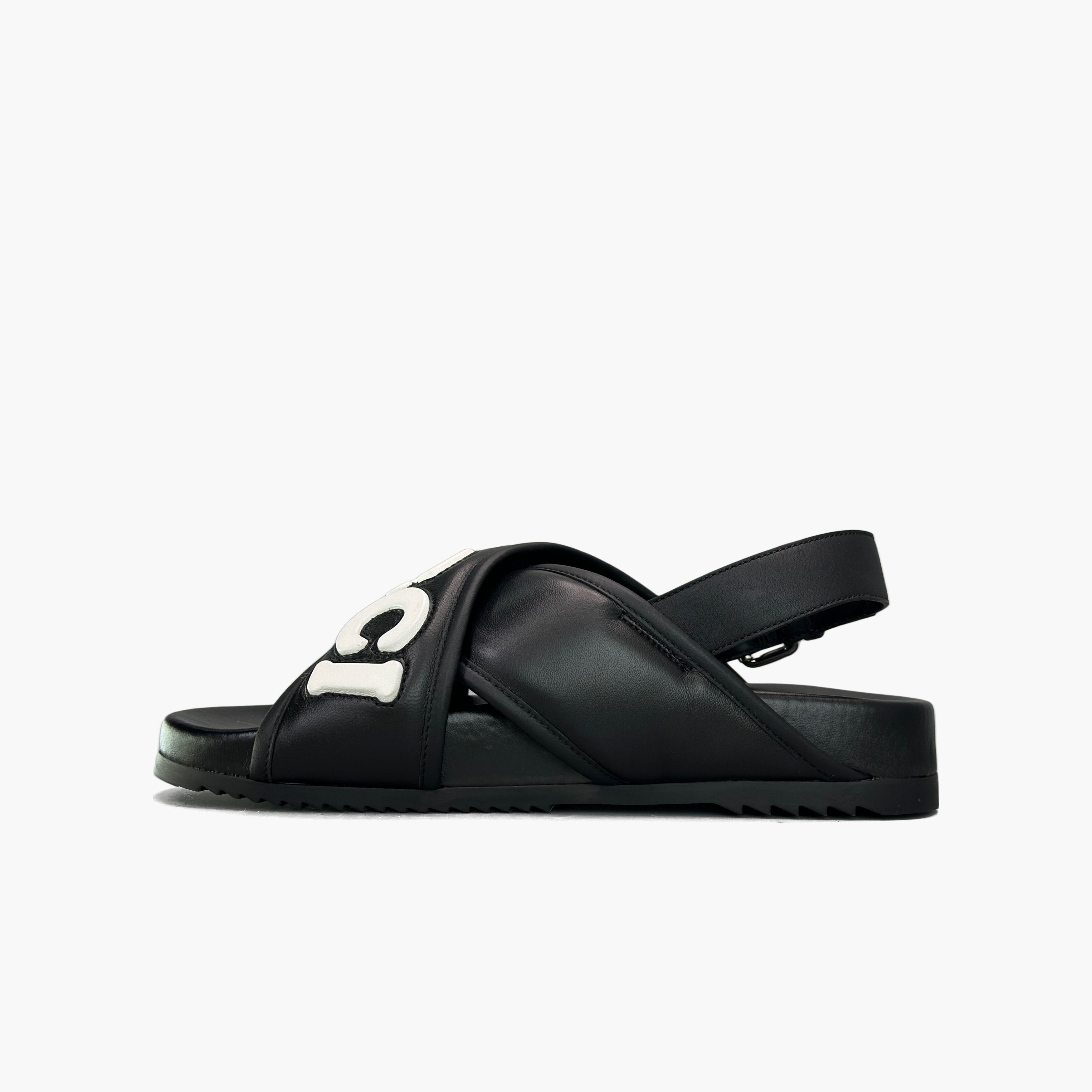 Gucci Gucci Leather Logo Sandals Size 6 Size US 6 / EU 39 - 3 Thumbnail
