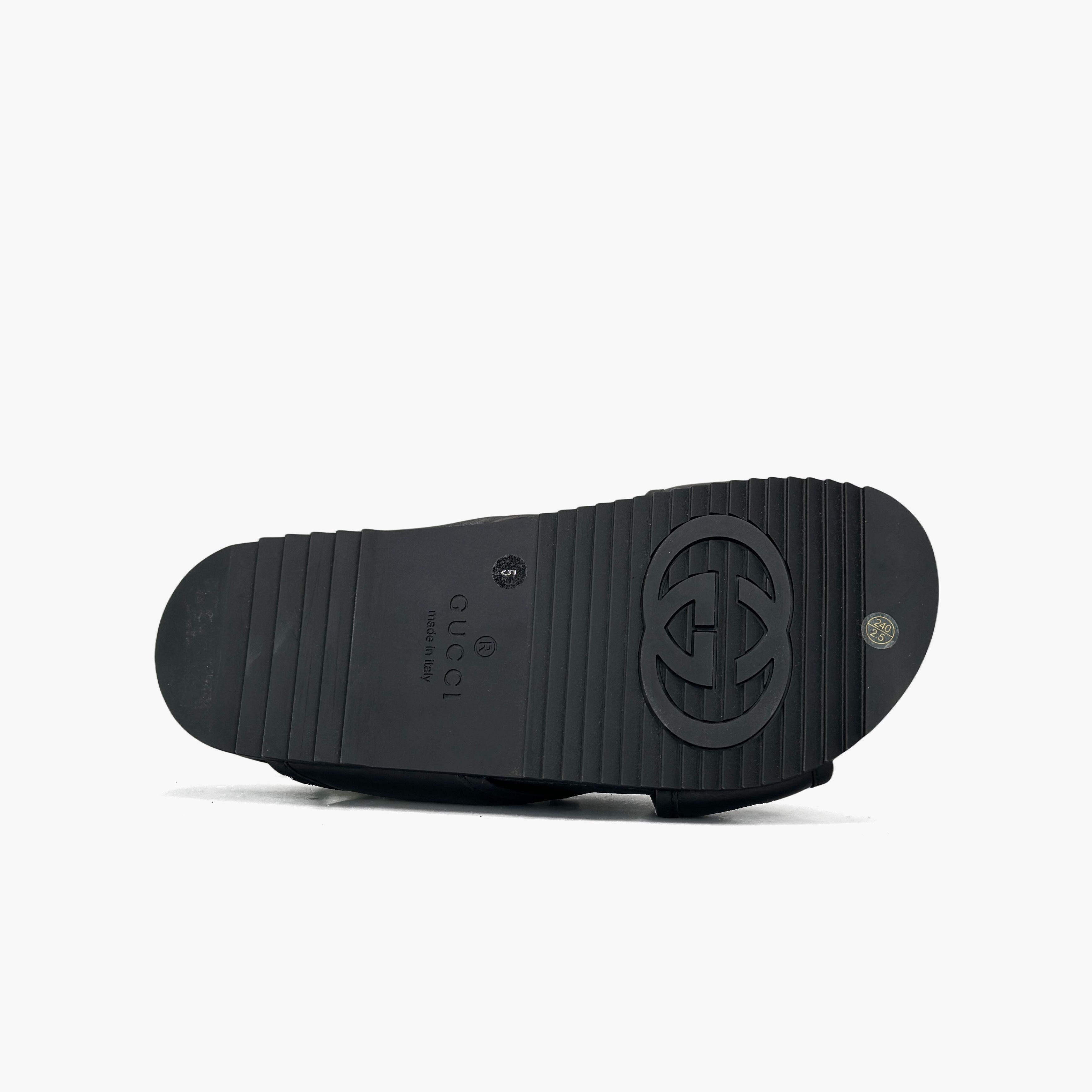 Gucci Gucci Leather Logo Sandals Size 6 Size US 6 / EU 39 - 7 Thumbnail