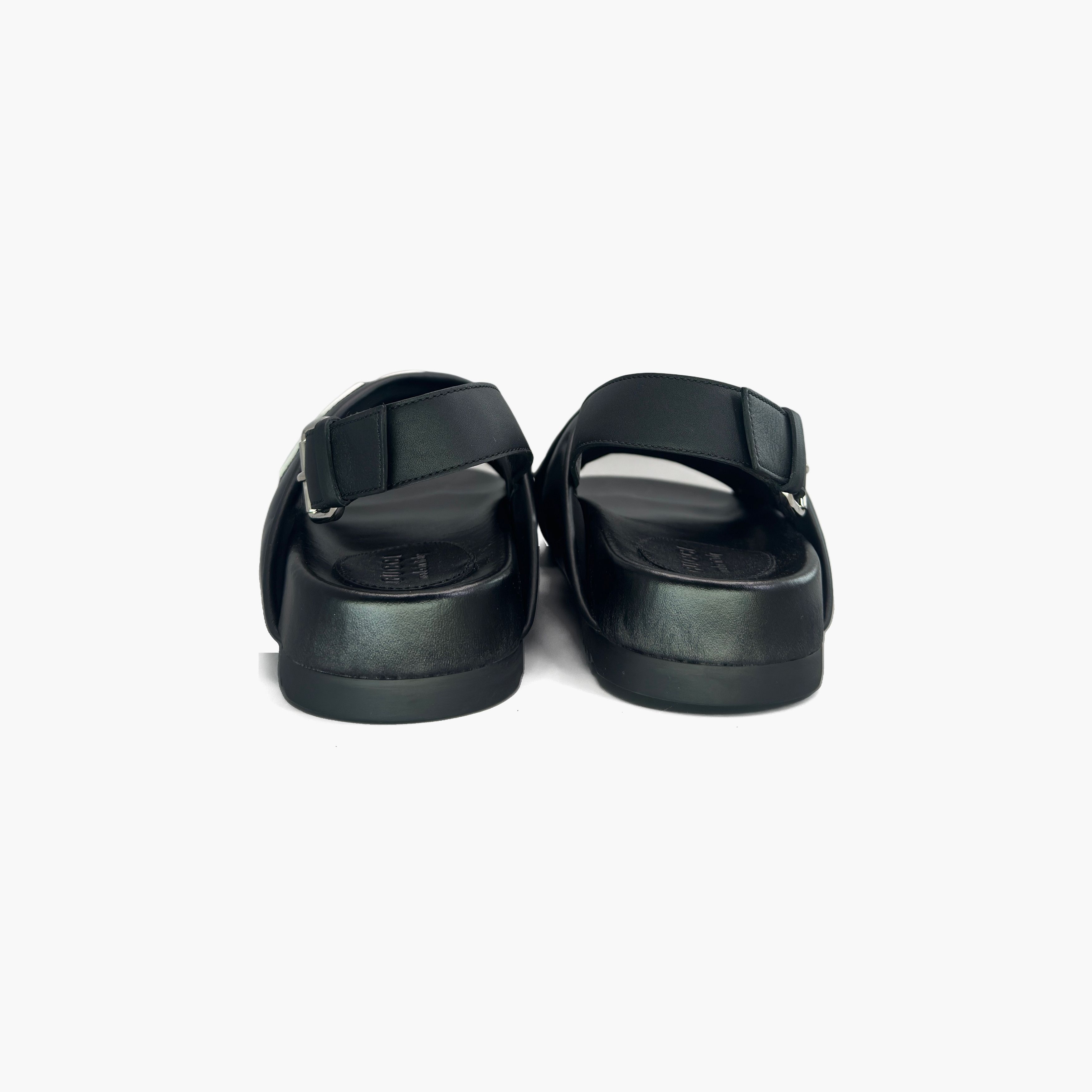 Gucci Gucci Leather Logo Sandals Size 6 Size US 6 / EU 39 - 6 Thumbnail