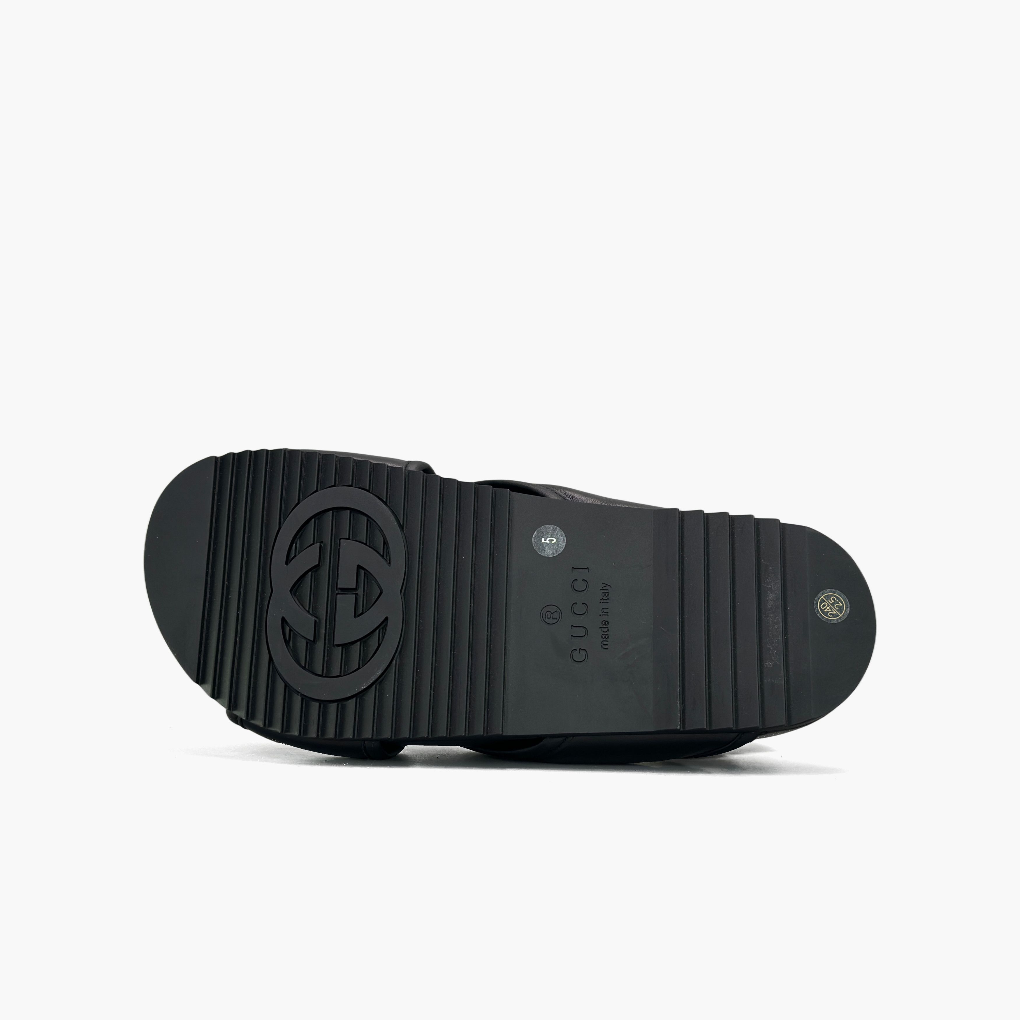 Gucci Gucci Leather Logo Sandals Size 6 Size US 6 / EU 39 - 8 Thumbnail