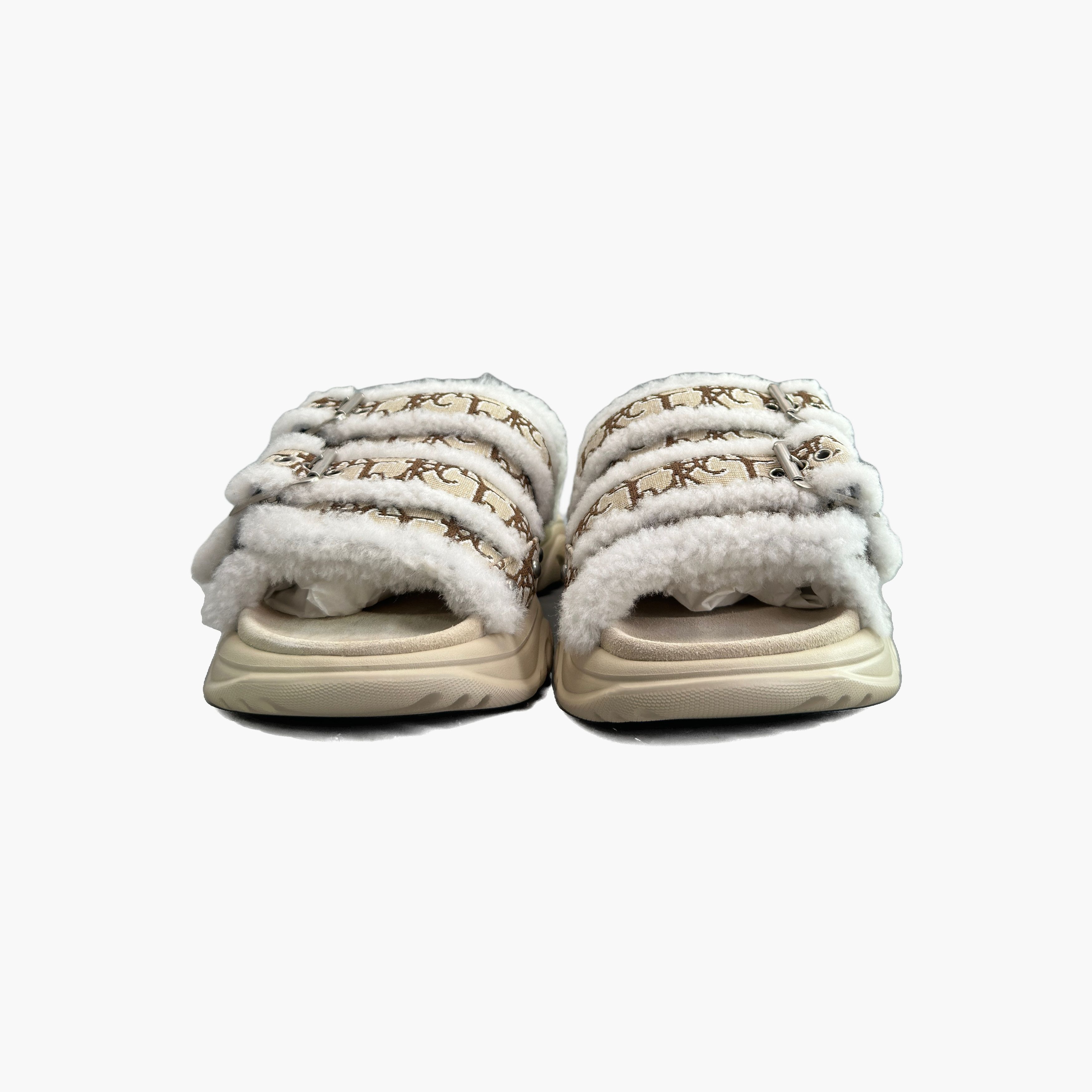 Dior Dior Oblique Shearling Sandals US 9 Size US 9 / EU 42 - 5 Thumbnail