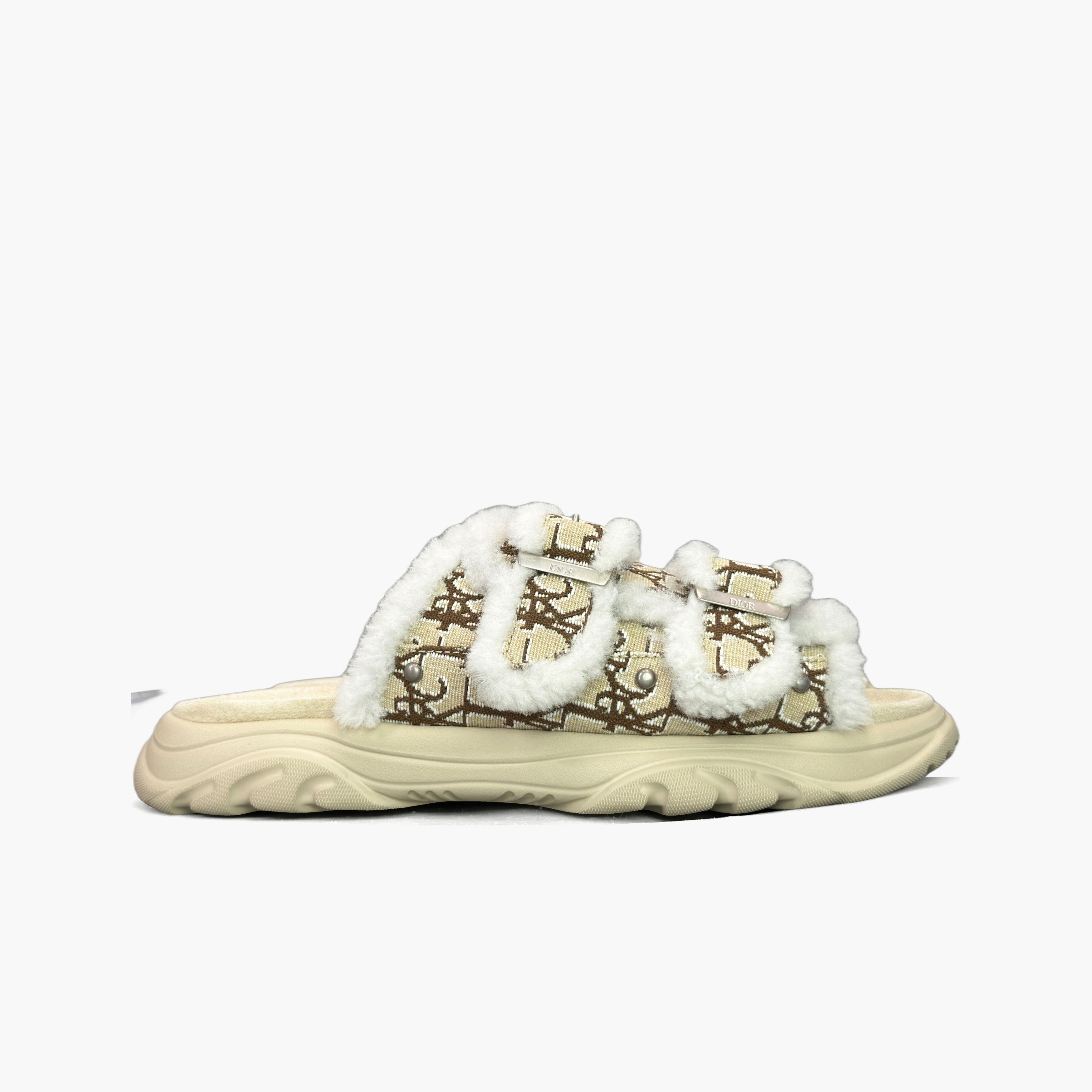 Dior Dior Oblique Shearling Sandals US 9 Size US 9 / EU 42 - 4 Thumbnail
