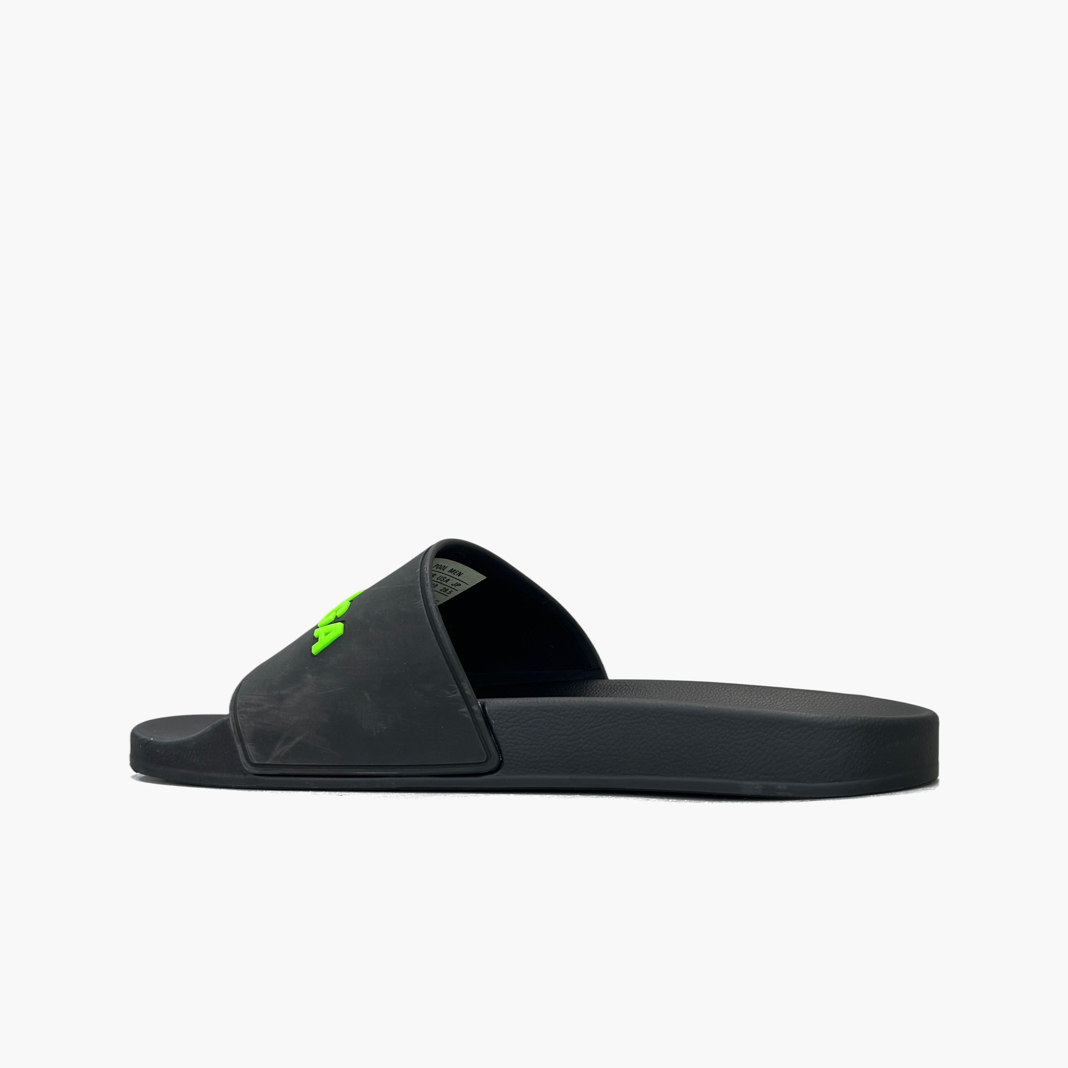 Balenciaga Balenciaga Green Logo Pool Slides Size 10 Size US 10 / EU 43 - 3 Thumbnail